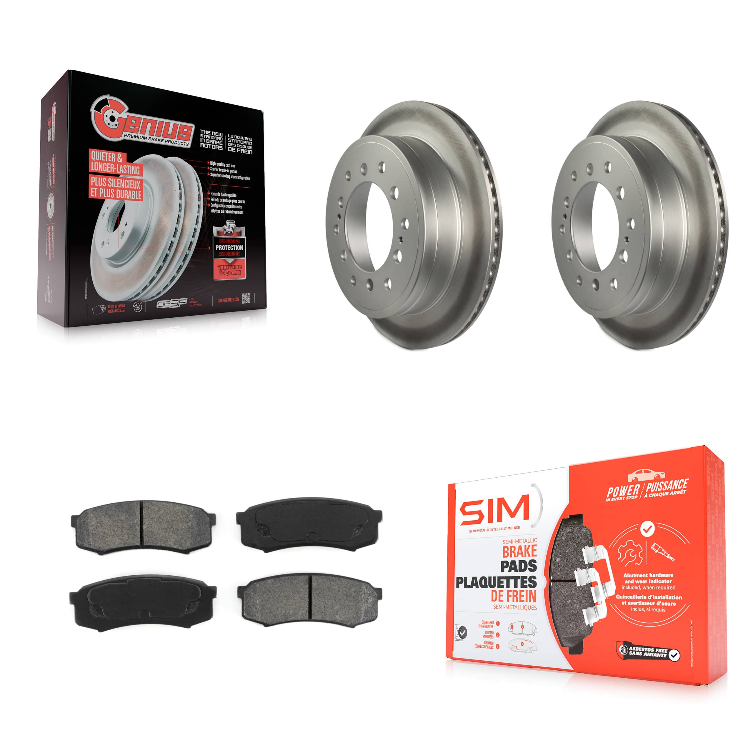 Transit Auto - KGS-101444 - Rear Disc Brake Kits
