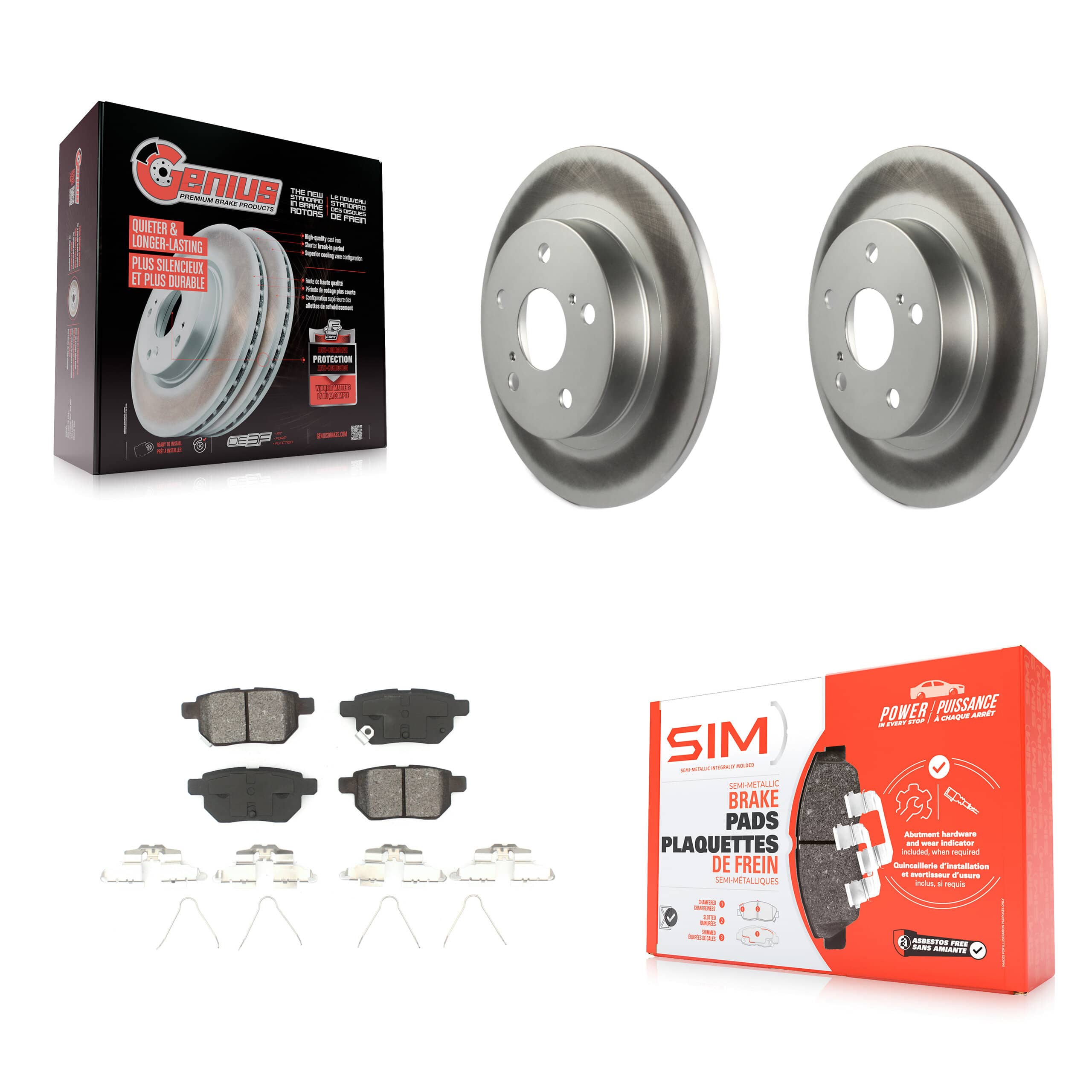 Transit Auto - KGS-101454 - Rear Disc Brake Kits
