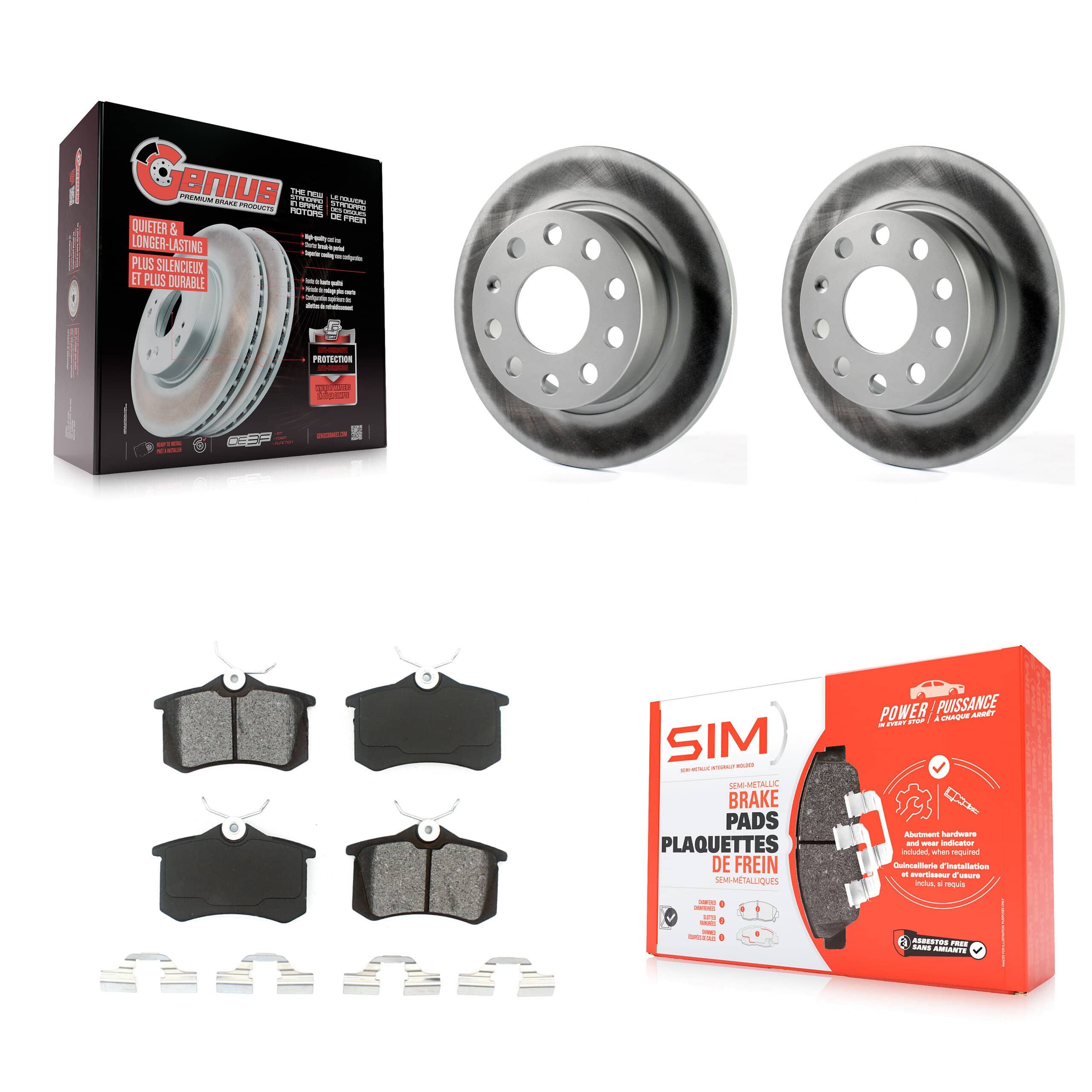 Transit Auto - KGS-101456 - Rear Disc Brake Kits