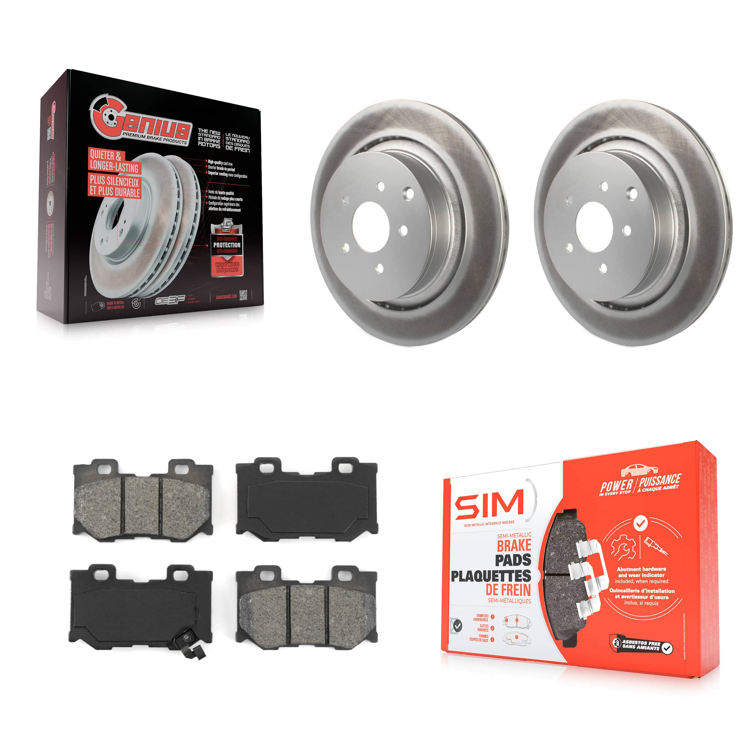 Transit Auto - KGS-101463 - Rear Disc Brake Kits