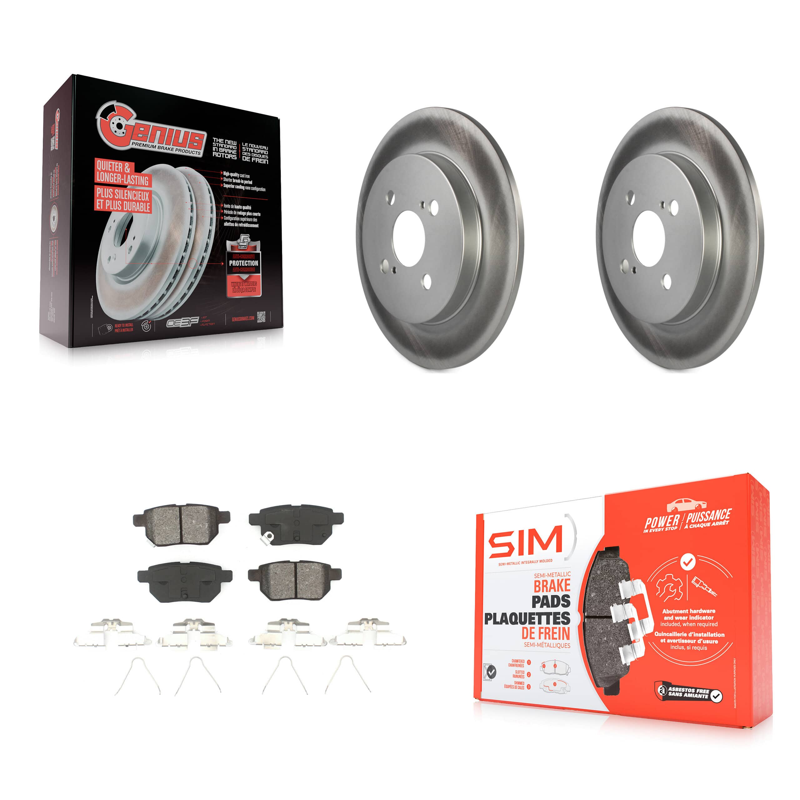 Transit Auto - KGS-101472 - Rear Disc Brake Kits