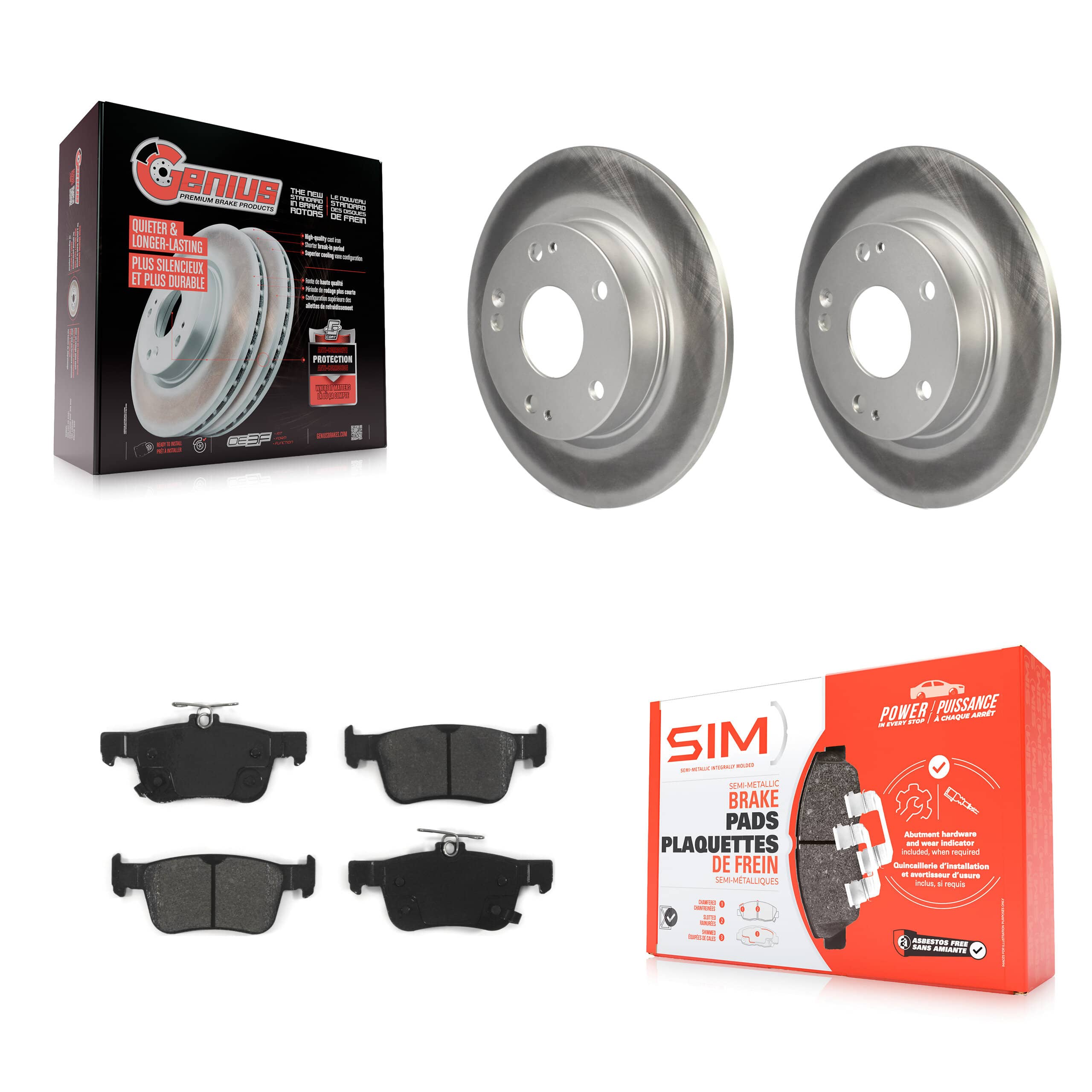 Transit Auto - KGS-101490 - Rear Disc Brake Kits