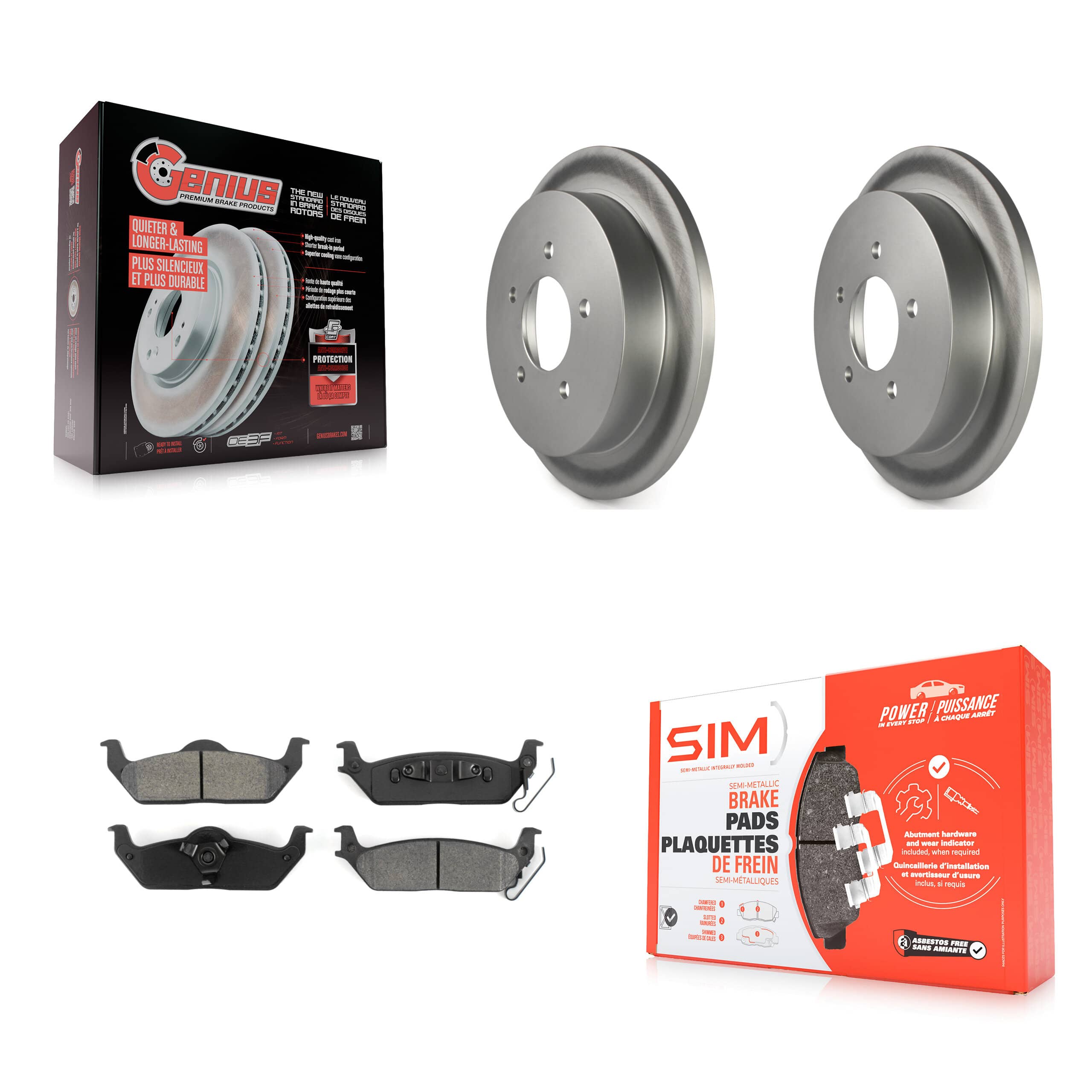 Transit Auto - KGS-101576 - Rear Disc Brake Kits