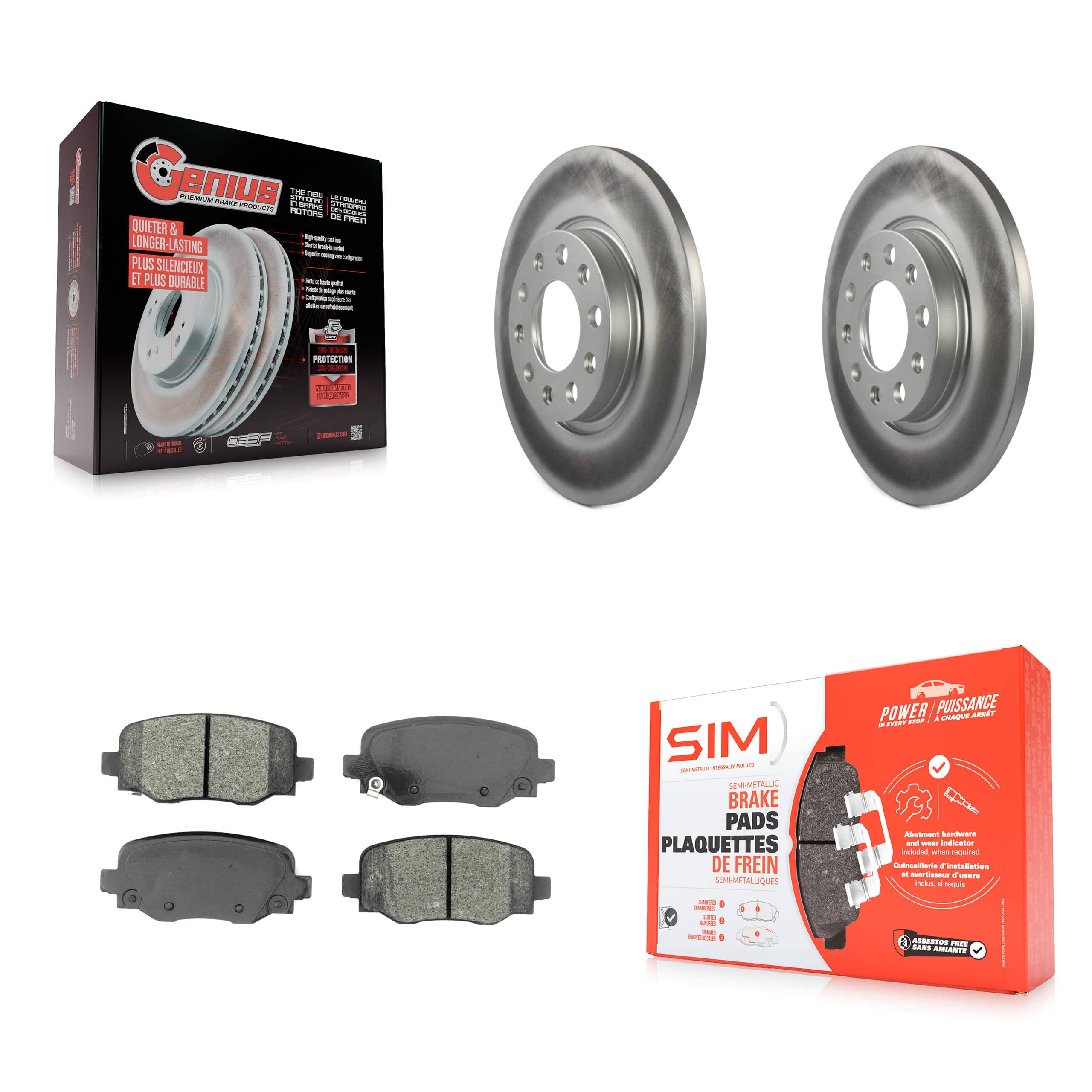 Transit Auto - KGS-101681 - Rear Disc Brake Kits