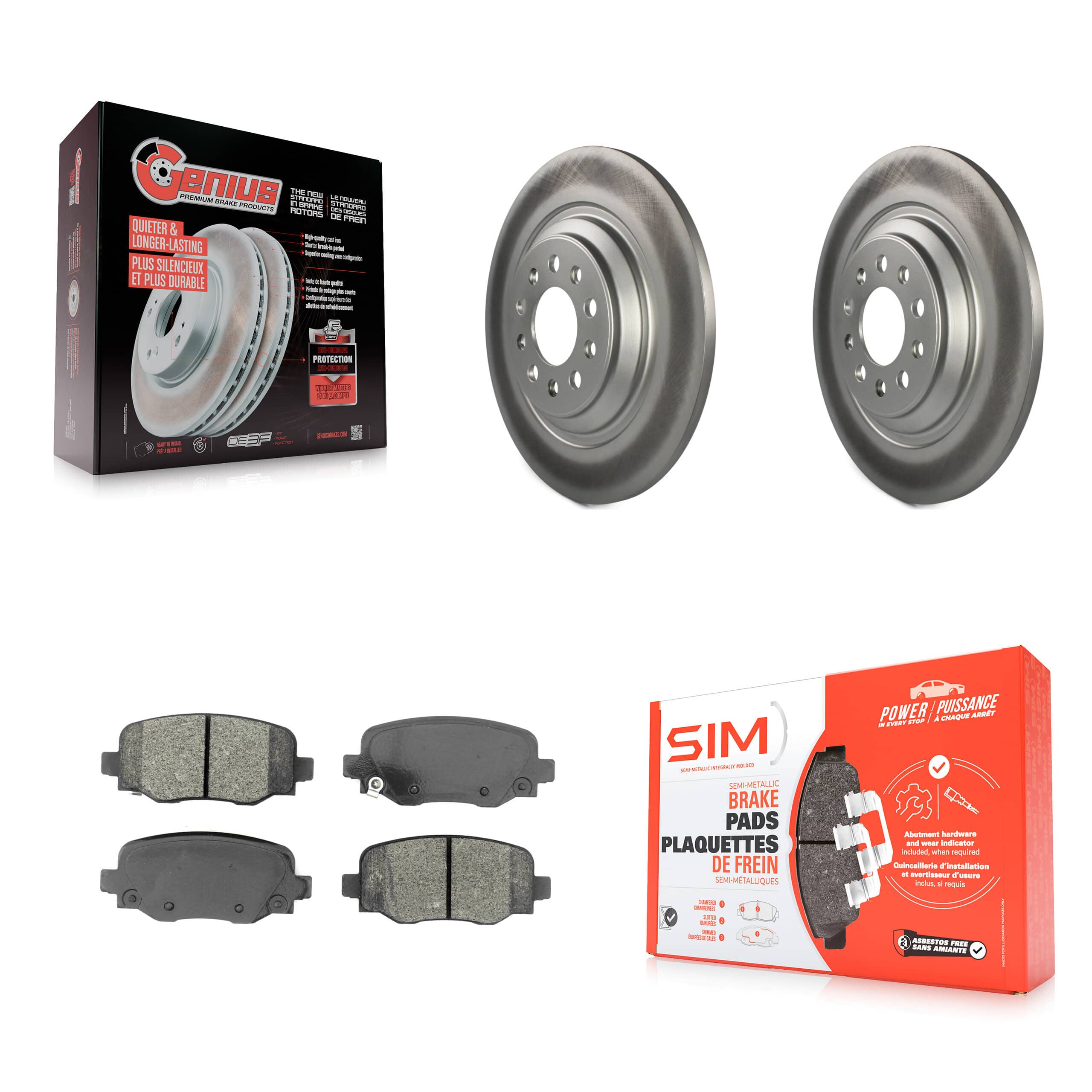 Transit Auto - KGS-101682 - Rear Disc Brake Kits