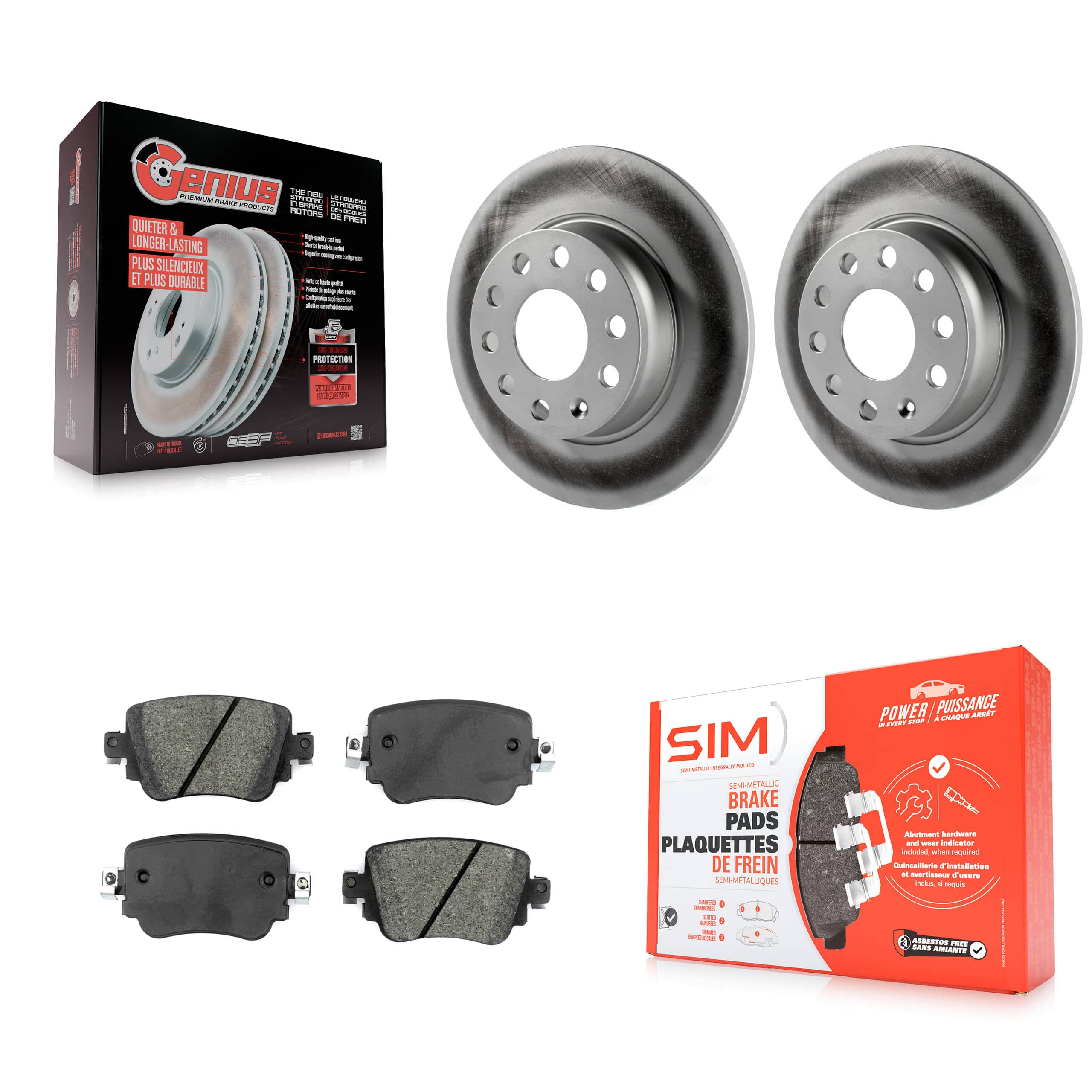 Transit Auto - KGS-101686 - Rear Disc Brake Kits