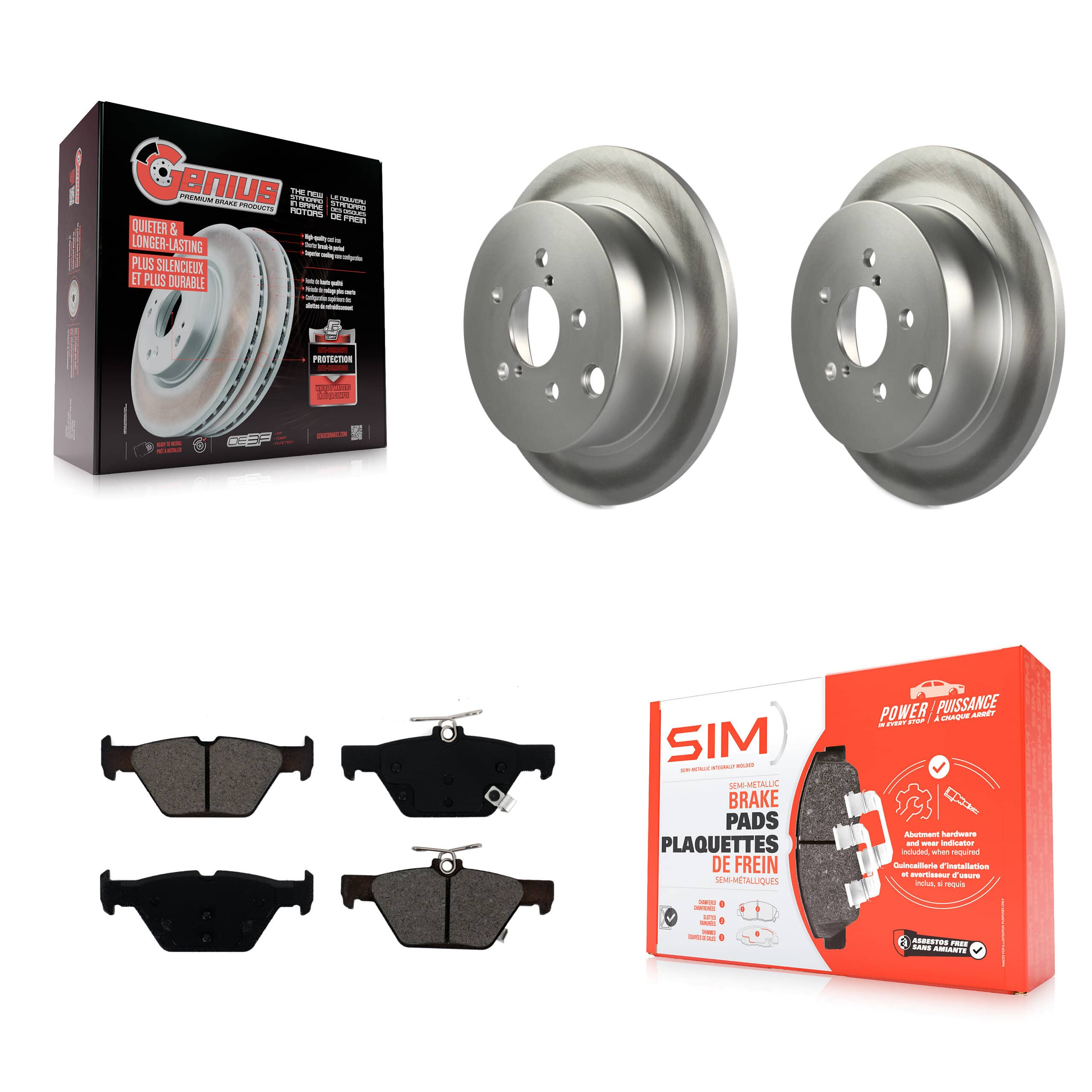 Transit Auto - KGS-101688 - Rear Disc Brake Kits