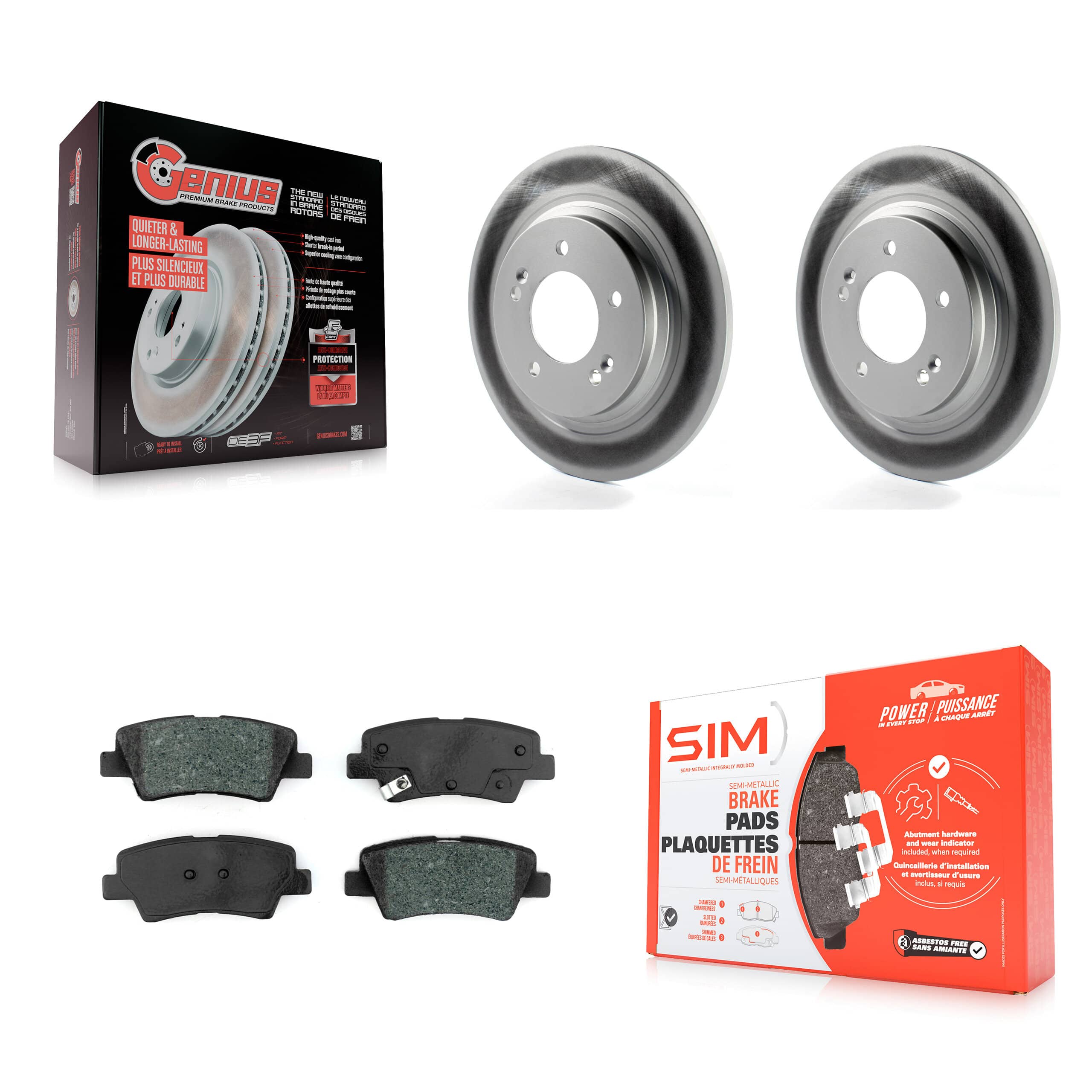 Transit Auto - KGS-101691 - Rear Disc Brake Kits