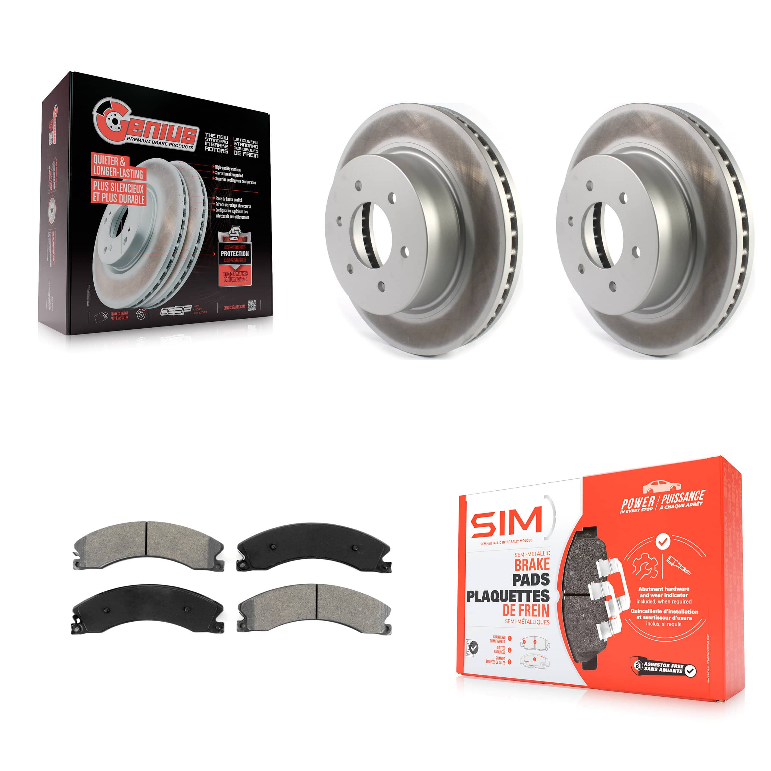 Transit Auto - KGS-101801 - Front Disc Brake Kits