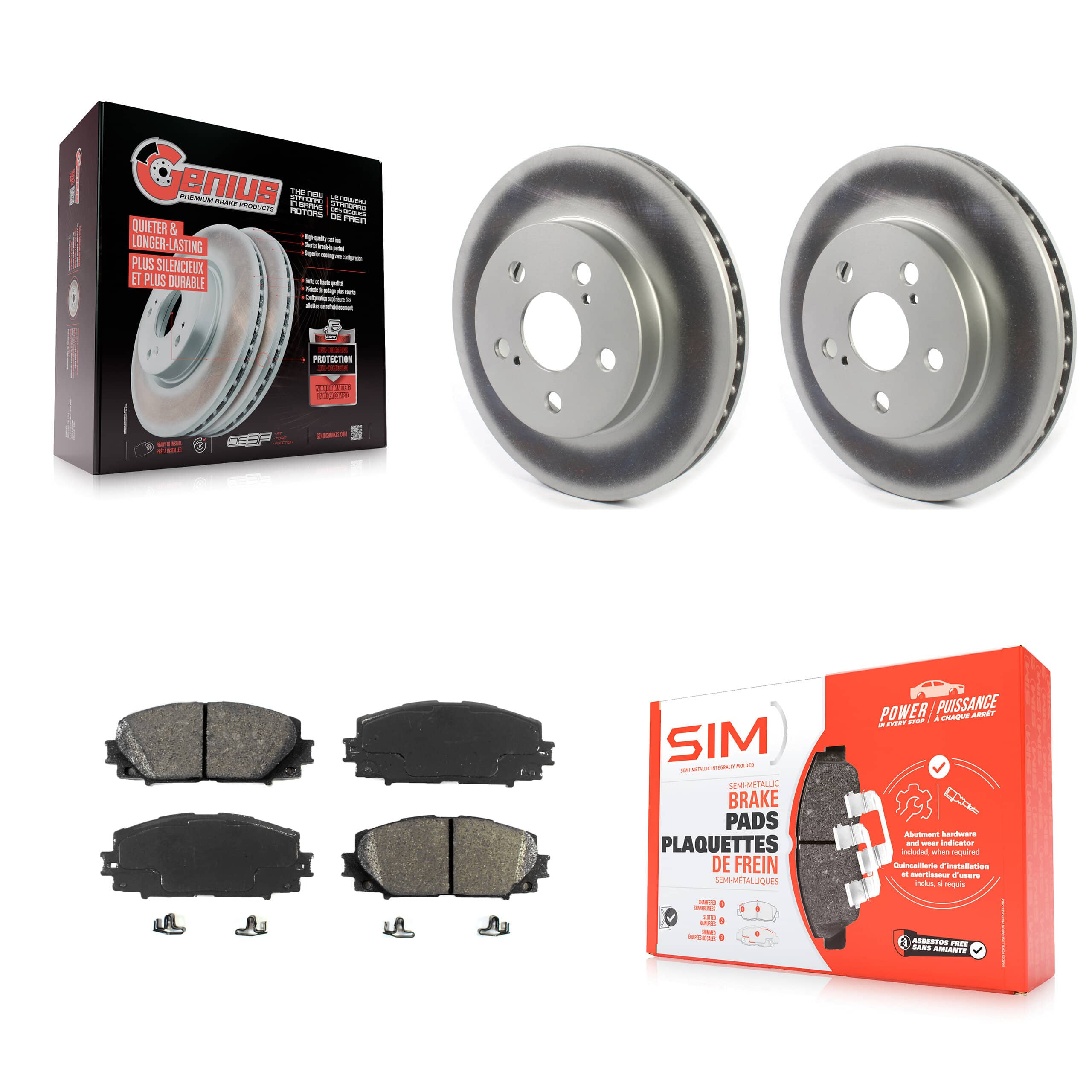 Transit Auto - KGS-101804 - Front Disc Brake Kits