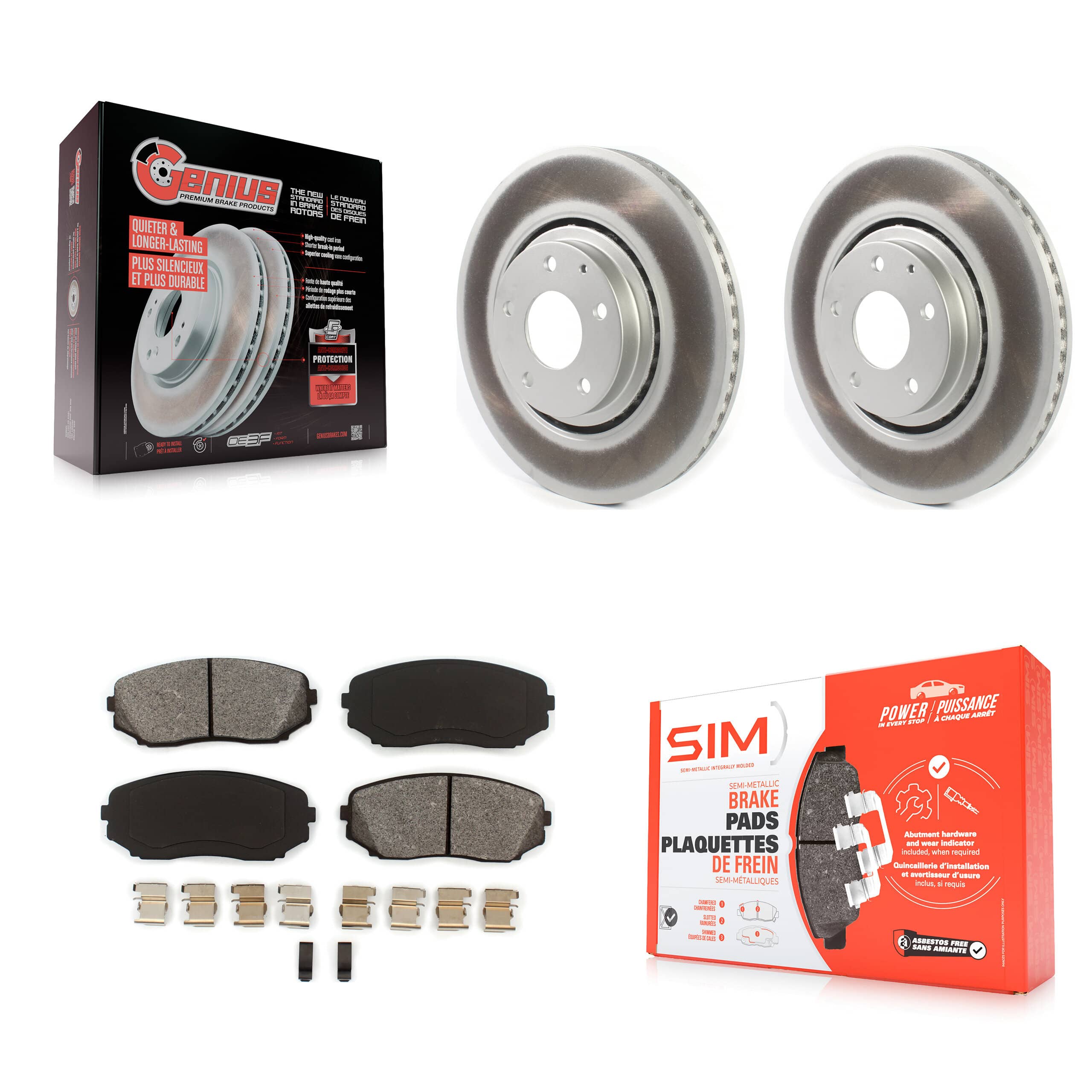 Transit Auto - KGS-101808 - Front Disc Brake Kits