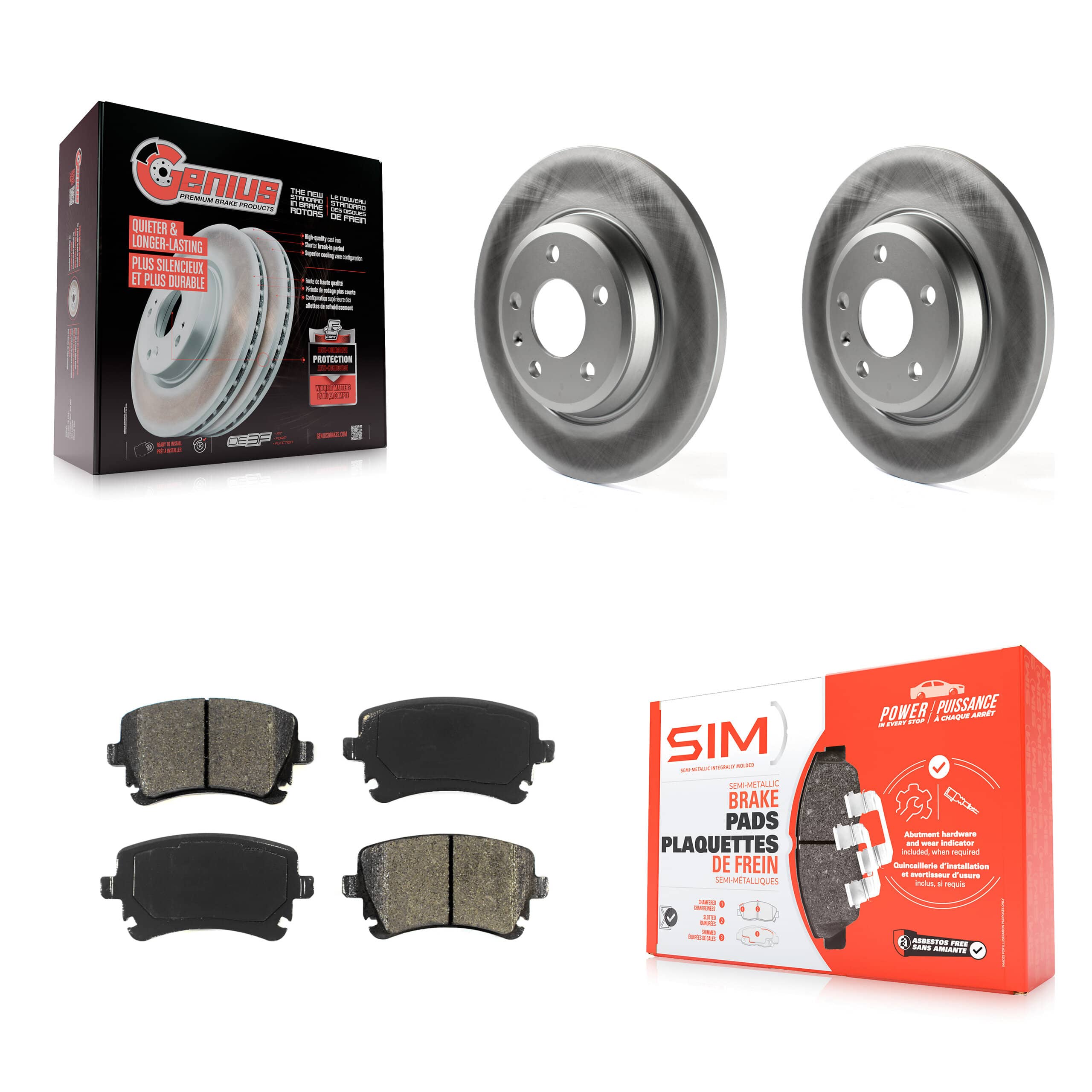 Transit Auto - KGS-101870 - Rear Disc Brake Kits