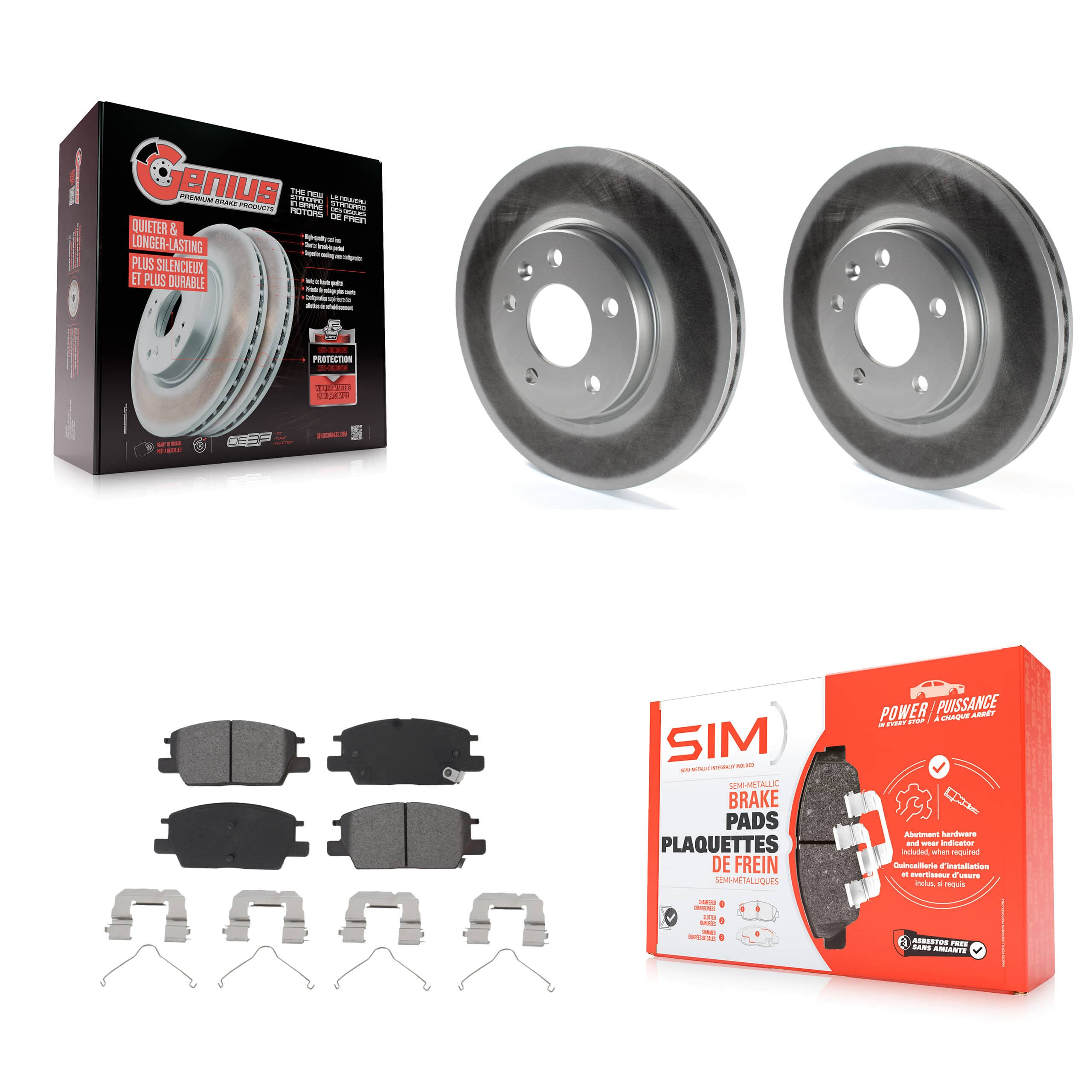 Transit Auto - KGS-101907 - Front Disc Brake Kits
