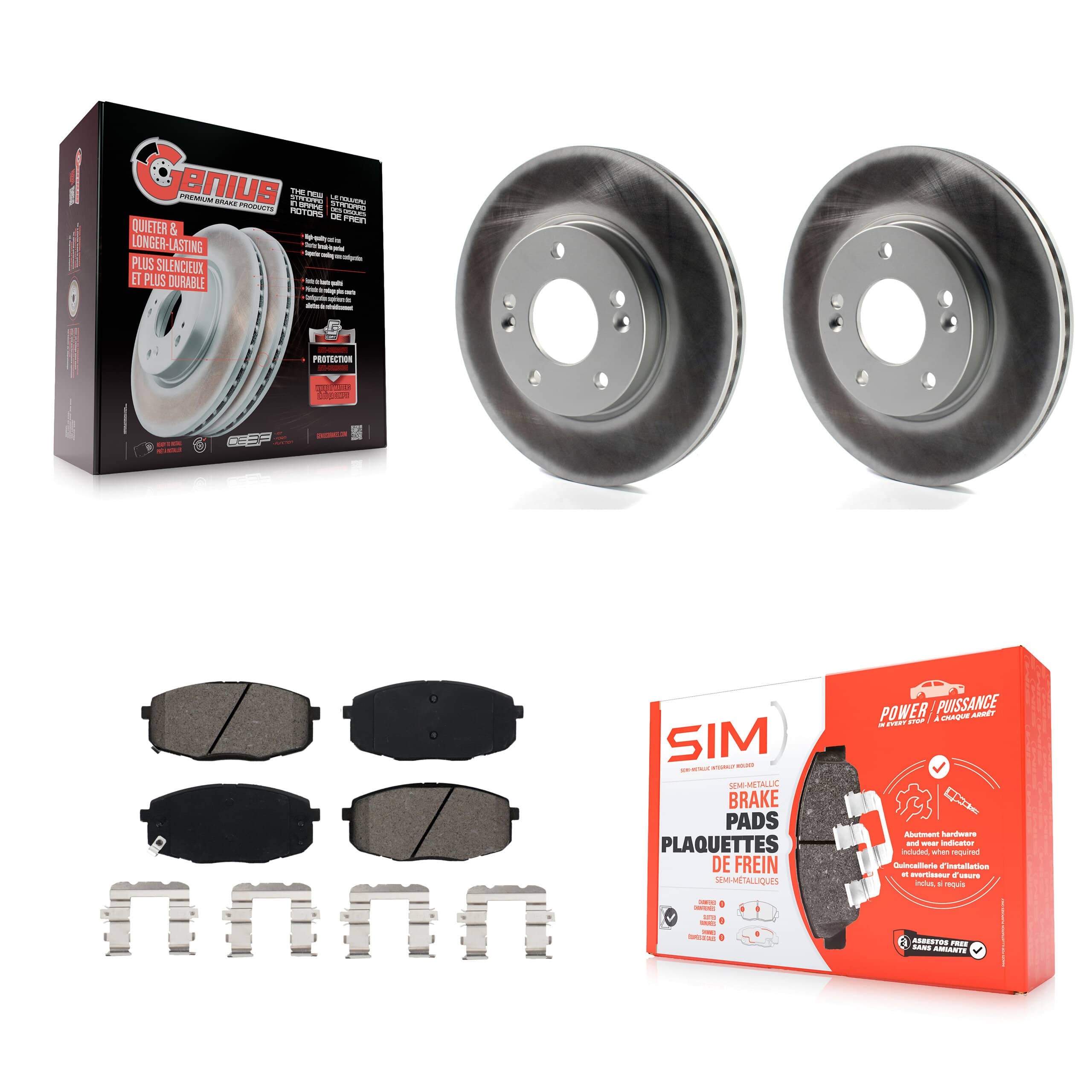 Transit Auto - KGS-101924 - Front Disc Brake Kits