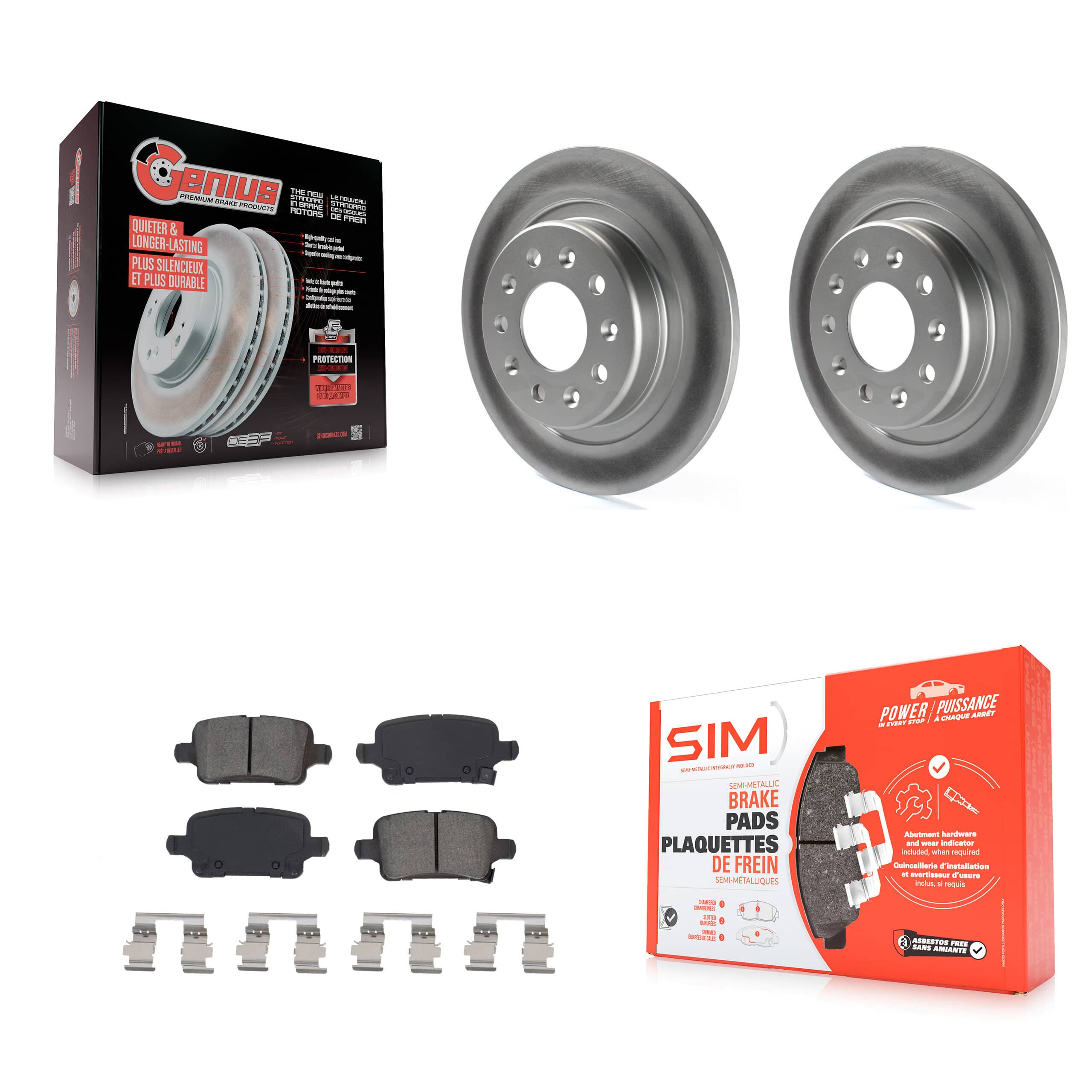 Transit Auto - KGS-102007 - Rear Disc Brake Kits