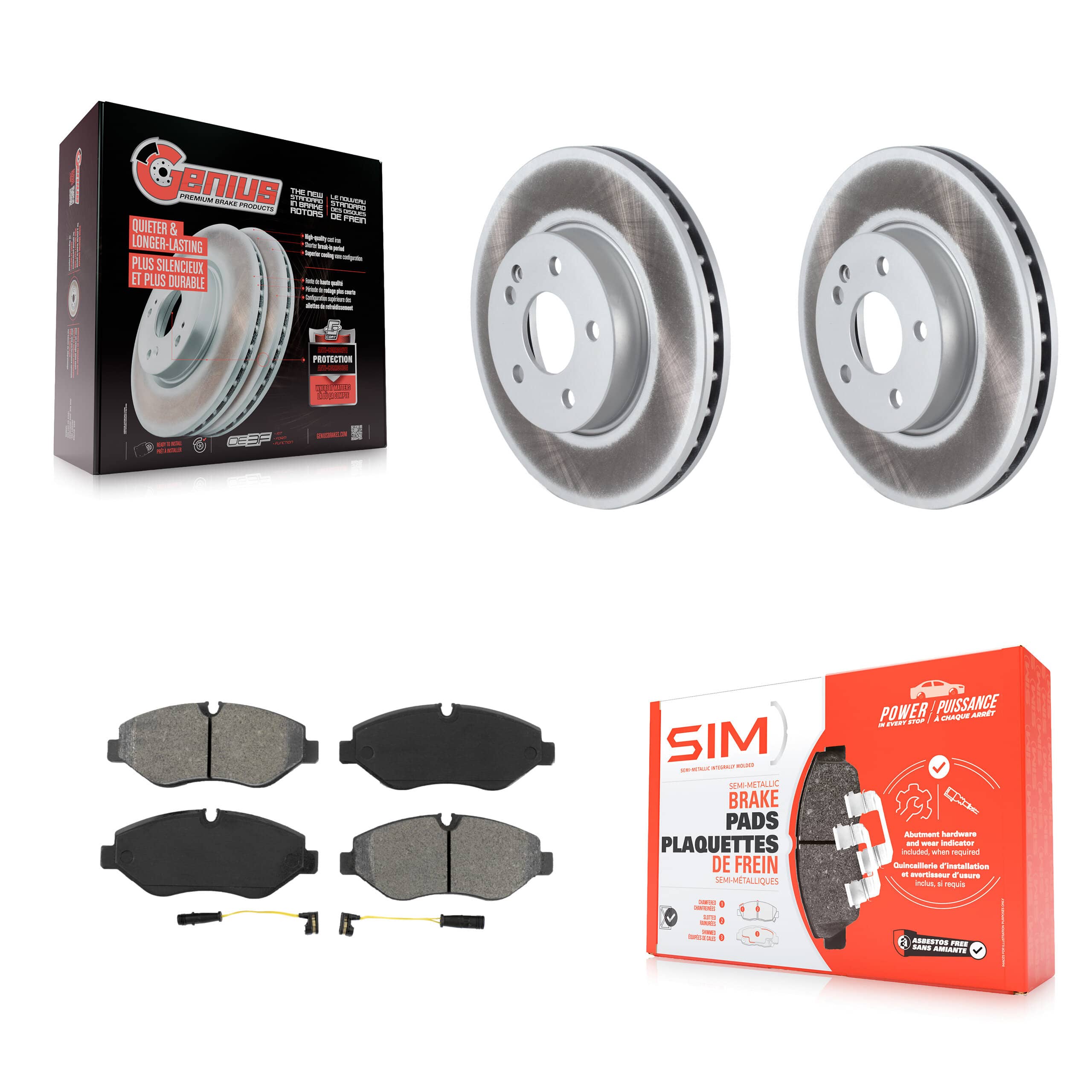 Transit Auto - KGS-102249 - Front Disc Brake Kits
