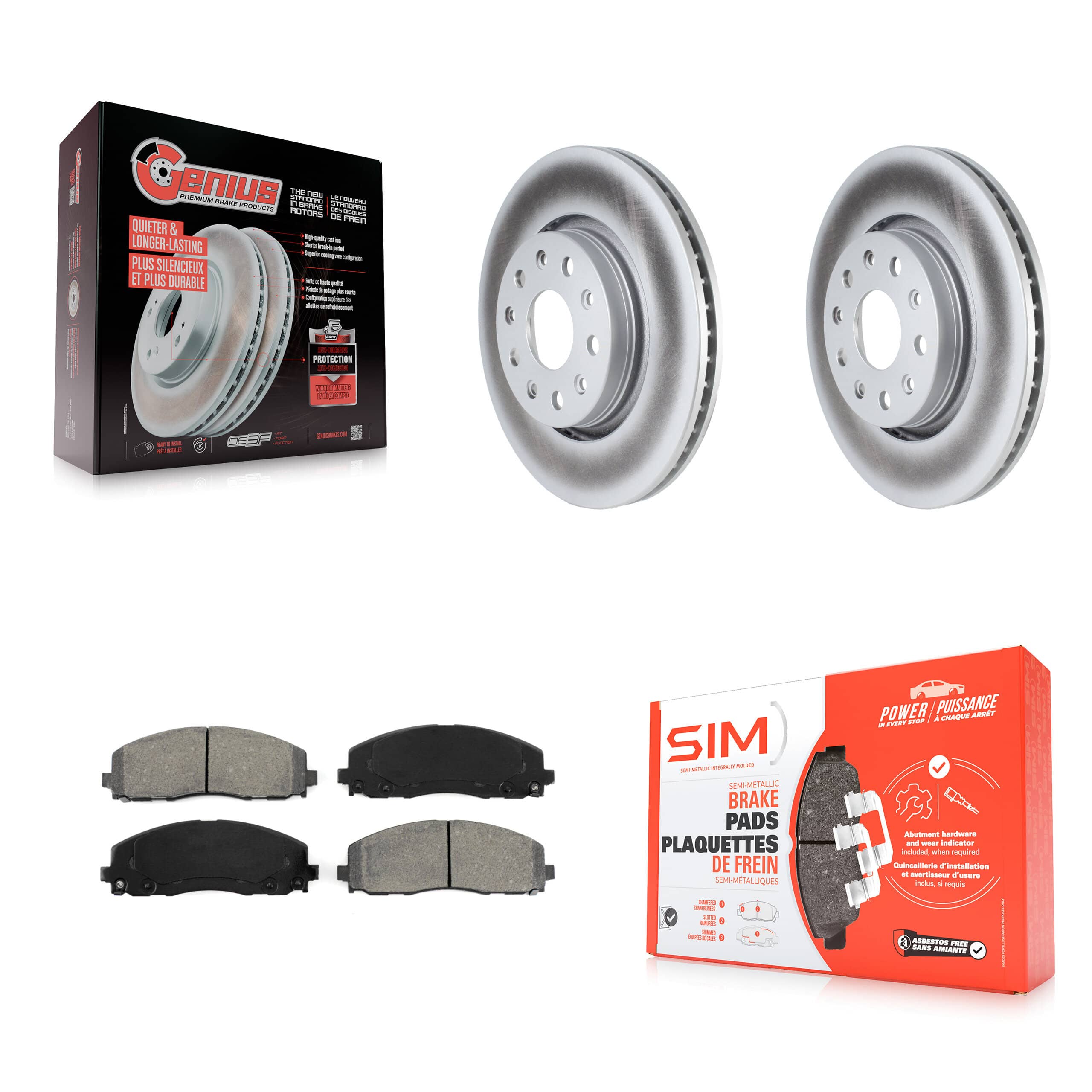 Transit Auto - KGS-102257 - Front Disc Brake Kits