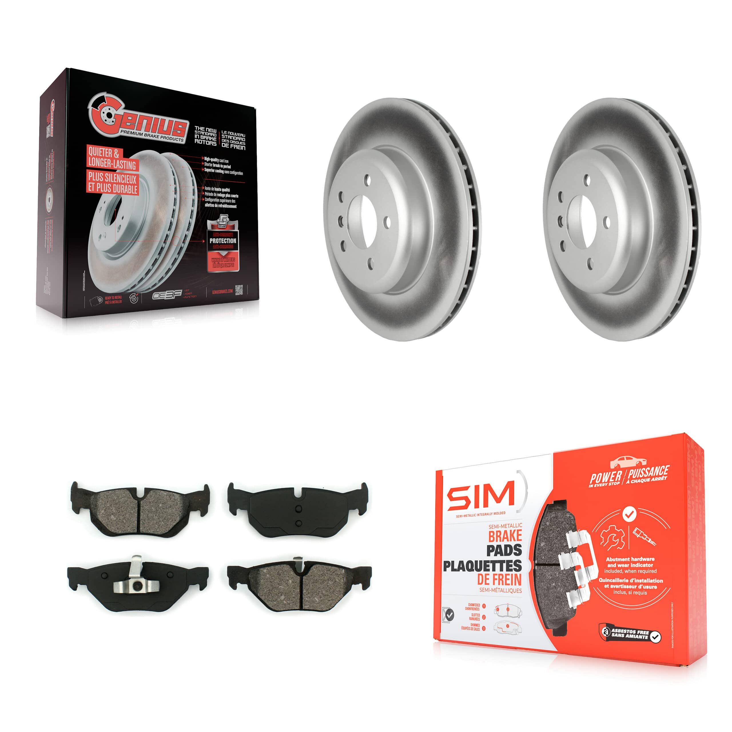 Transit Auto - KGS-102358 - Rear Disc Brake Kits