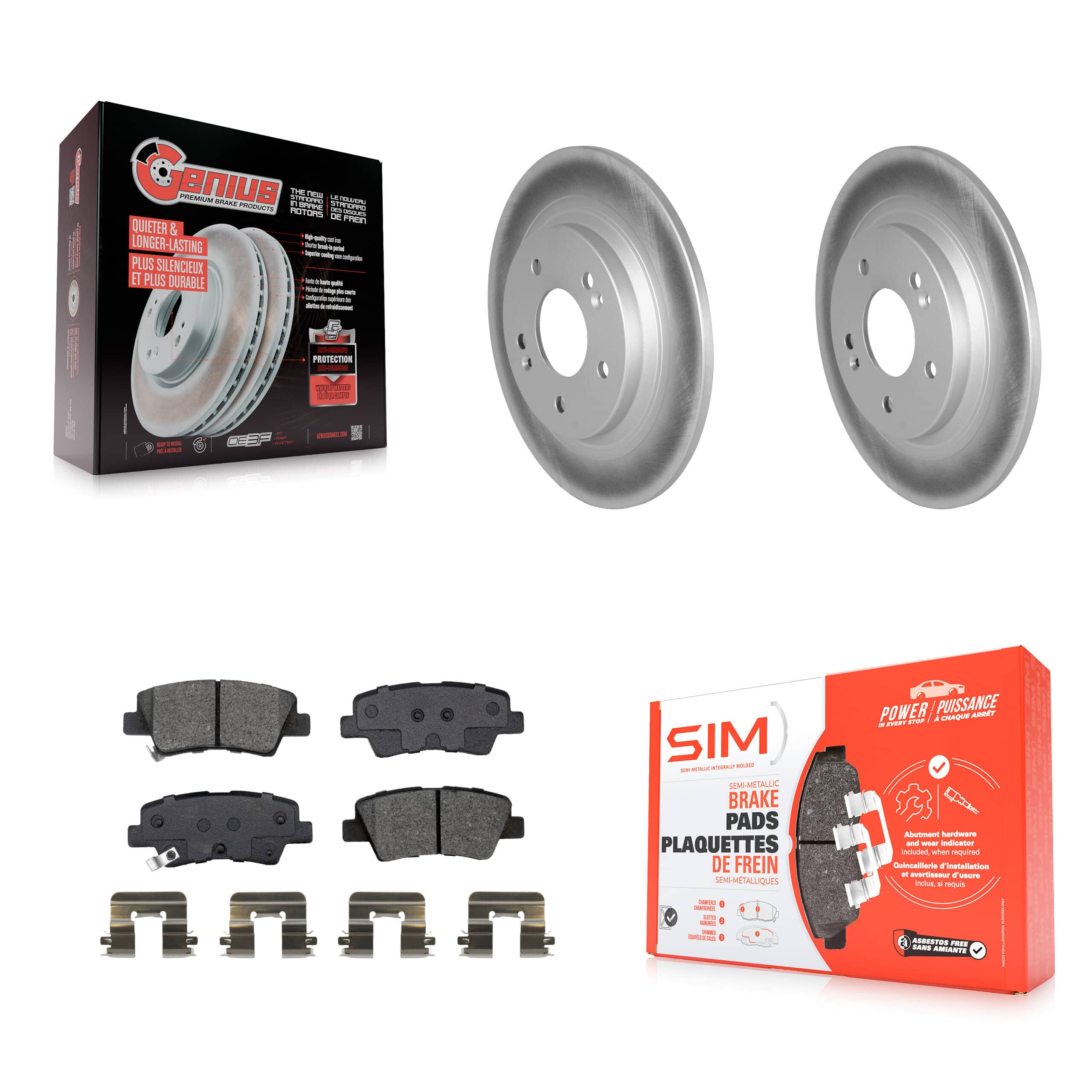 Transit Auto - KGS-102445 - Rear Disc Brake Kits