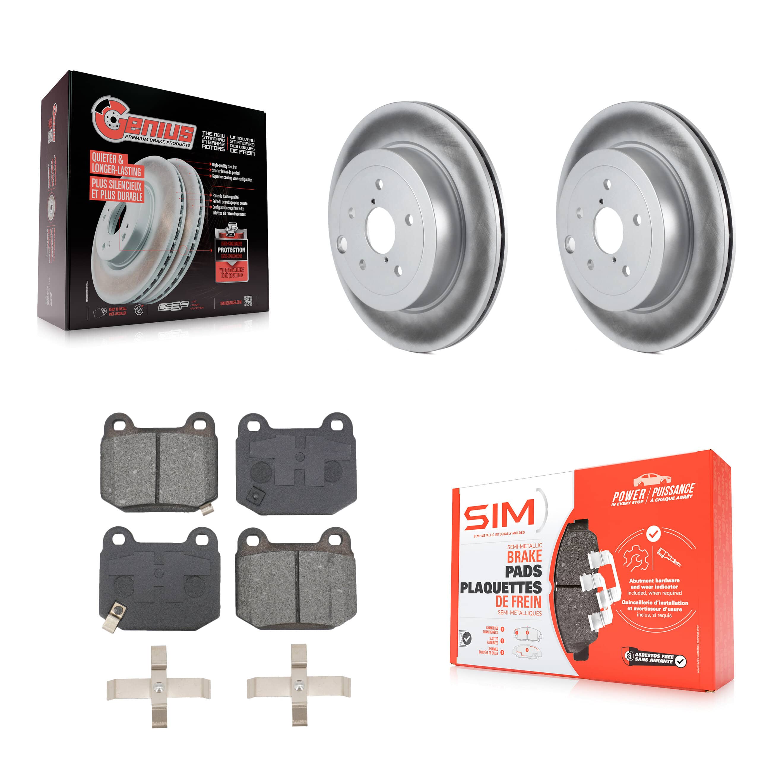 Transit Auto - KGS-102487 - Rear Disc Brake Kits