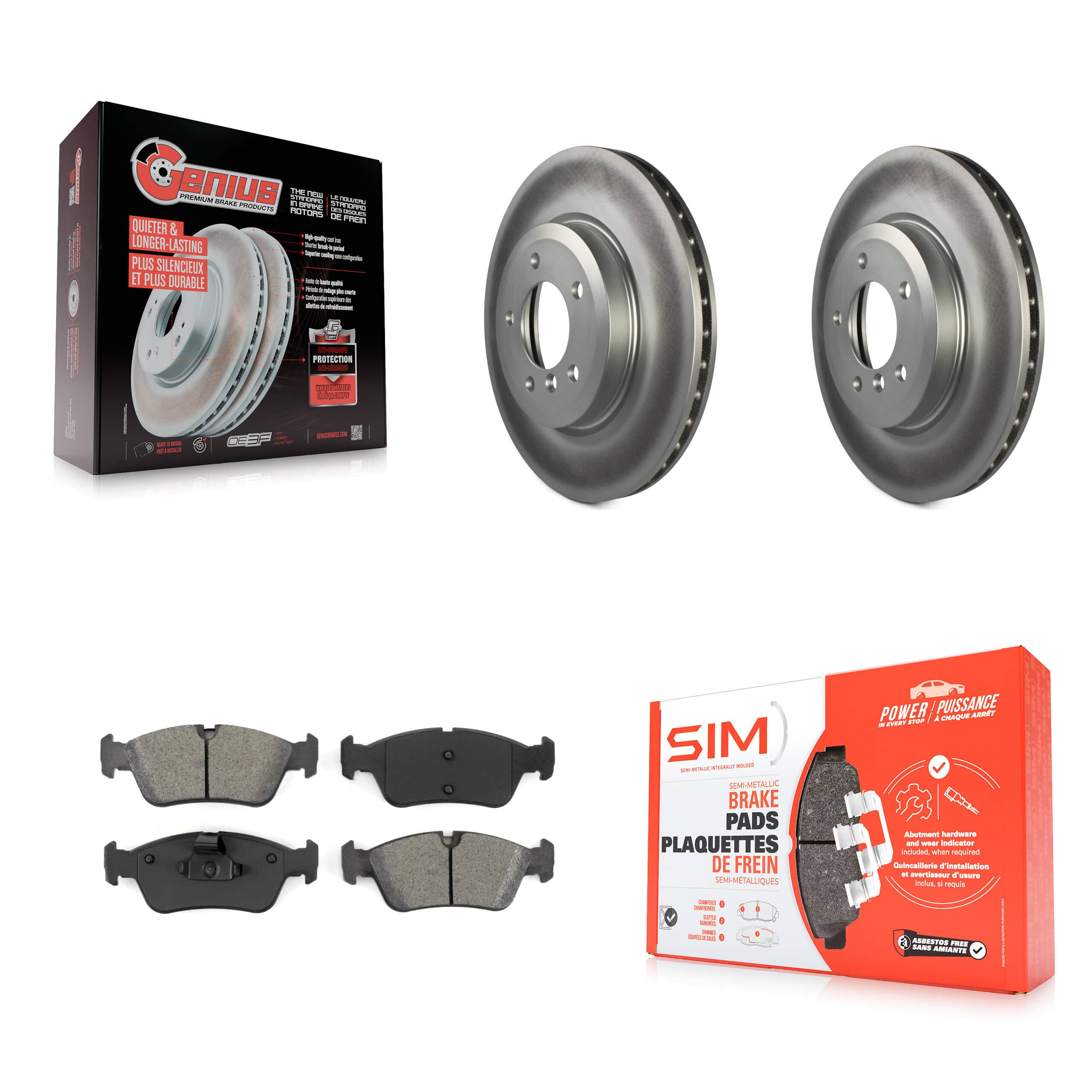 Transit Auto - KGS-102492 - Front Disc Brake Kits