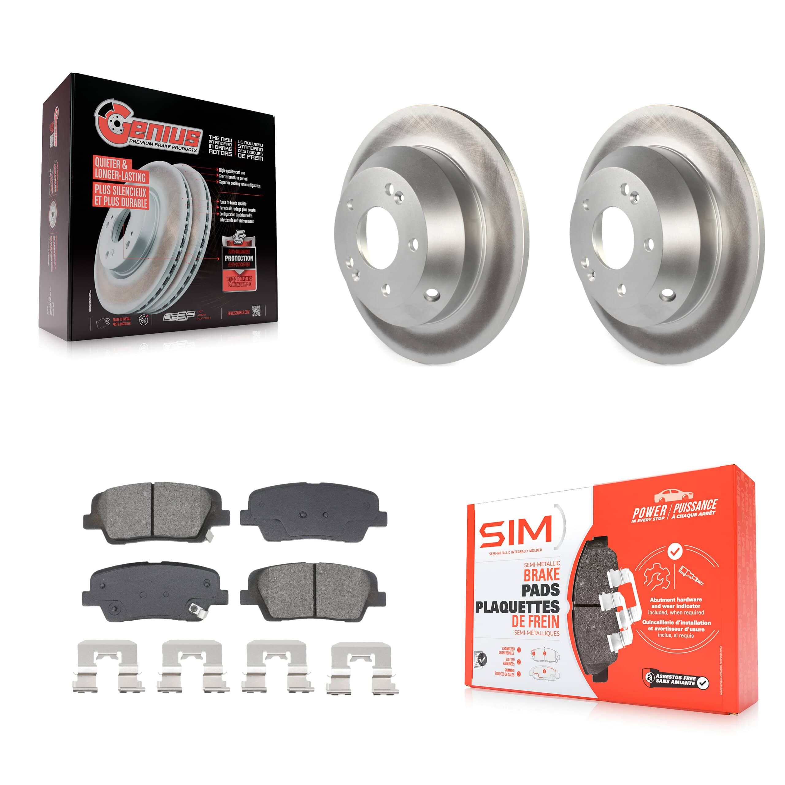 Transit Auto - KGS-102515 - Rear Disc Brake Kits