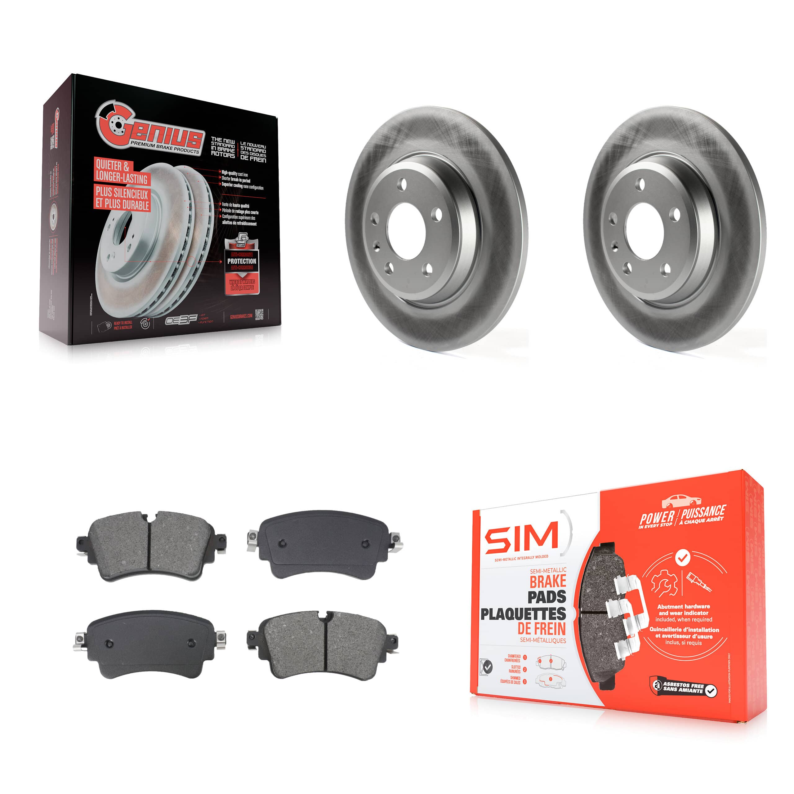 Transit Auto - KGS-102698 - Rear Disc Brake Kits