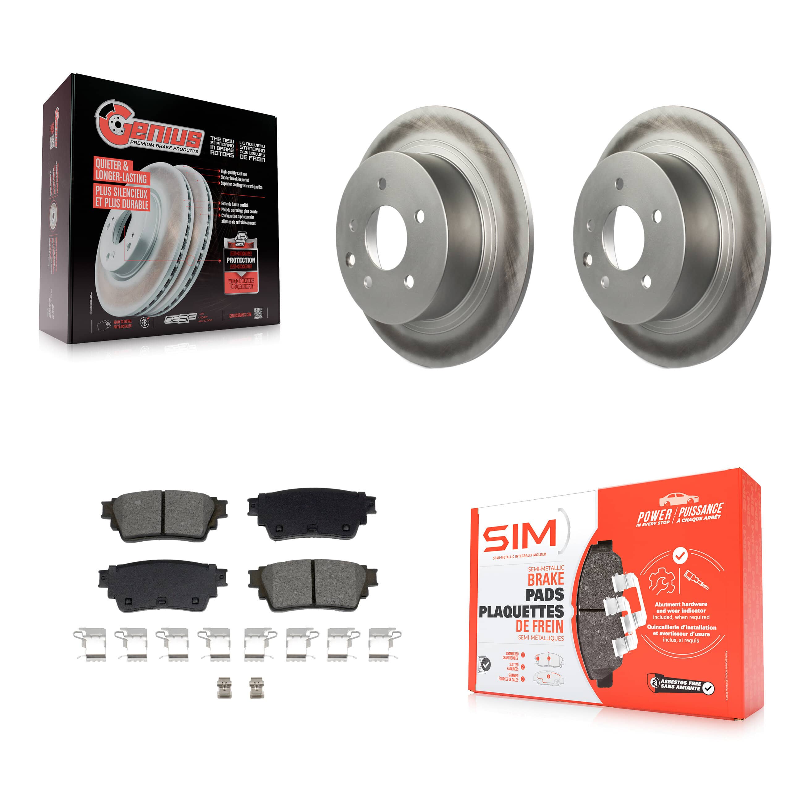 Transit Auto - KGS-102713 - Rear Disc Brake Kits