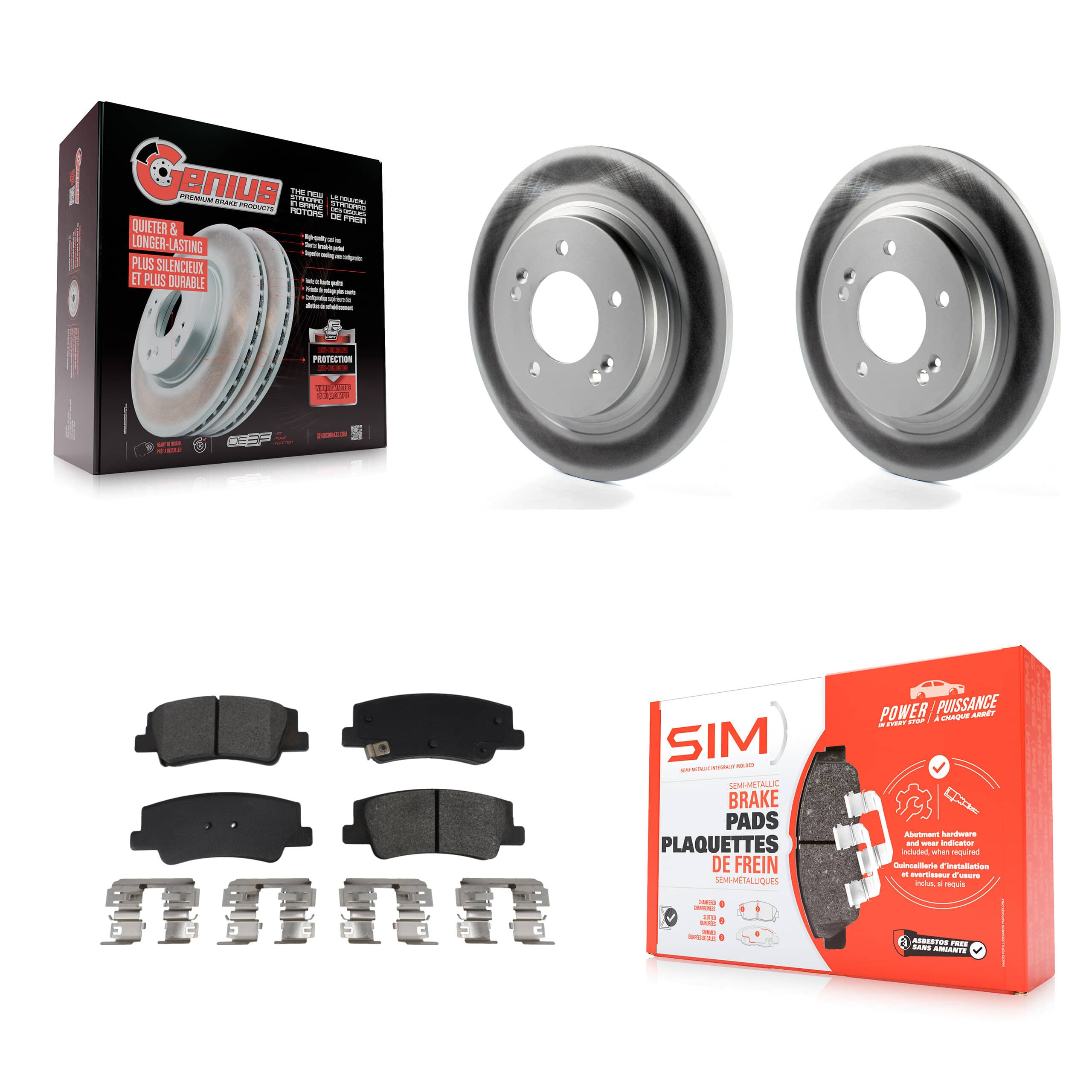 Transit Auto - KGS-102721 - Rear Disc Brake Kits