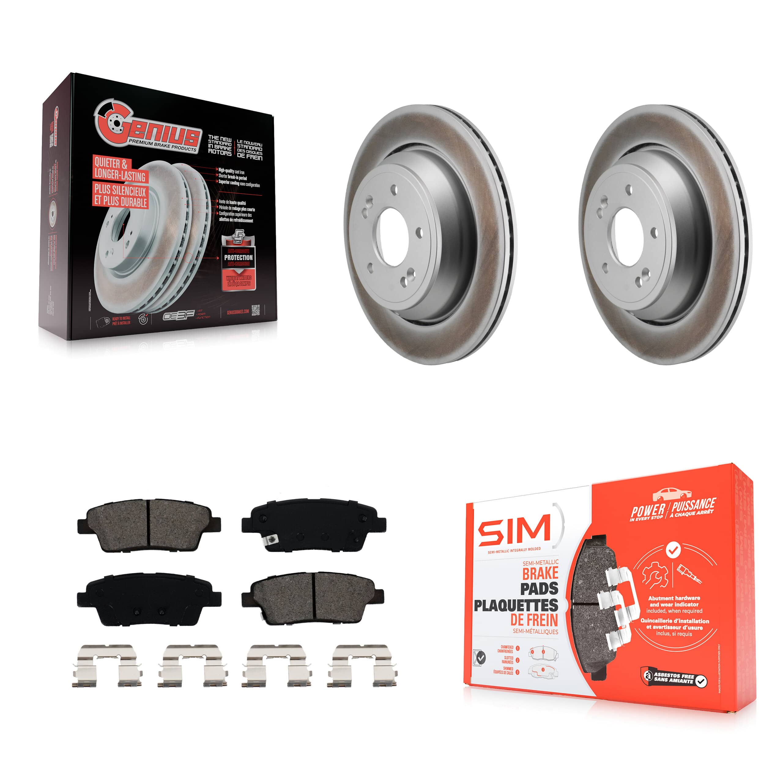 Transit Auto - KGS-102851 - Rear Disc Brake Kits