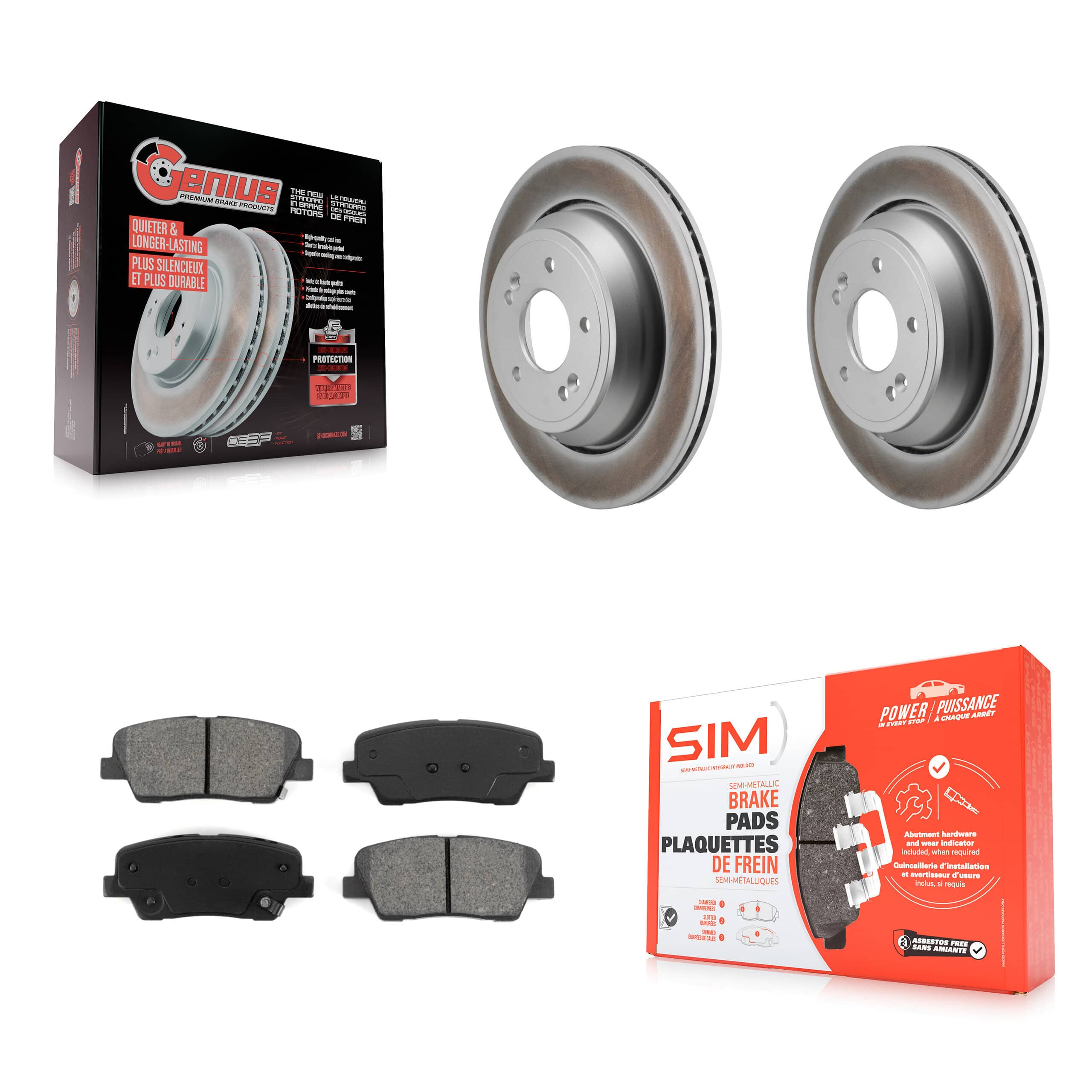 Transit Auto - KGS-102852 - Rear Disc Brake Kits