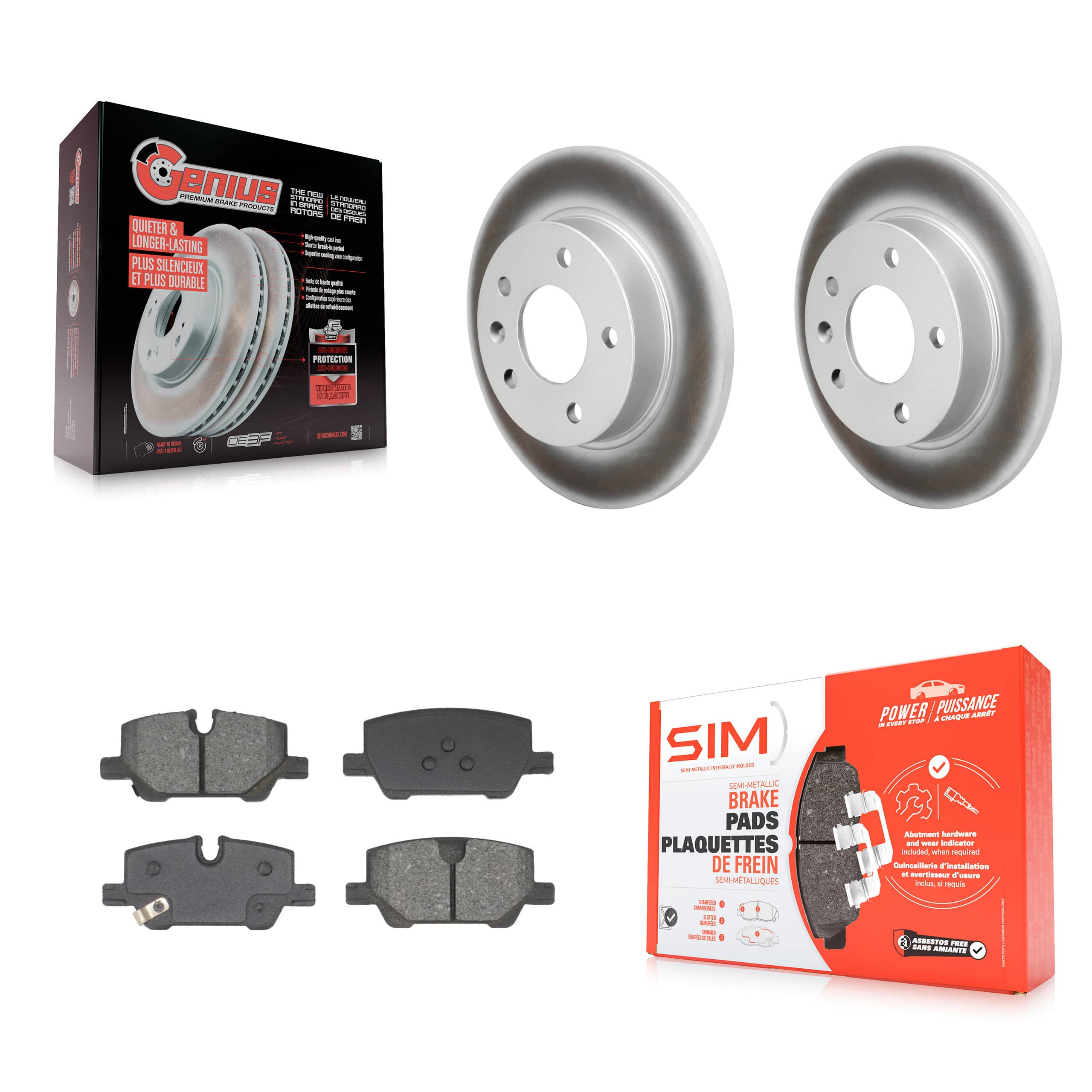 Transit Auto - KGS-102861 - Rear Disc Brake Kits