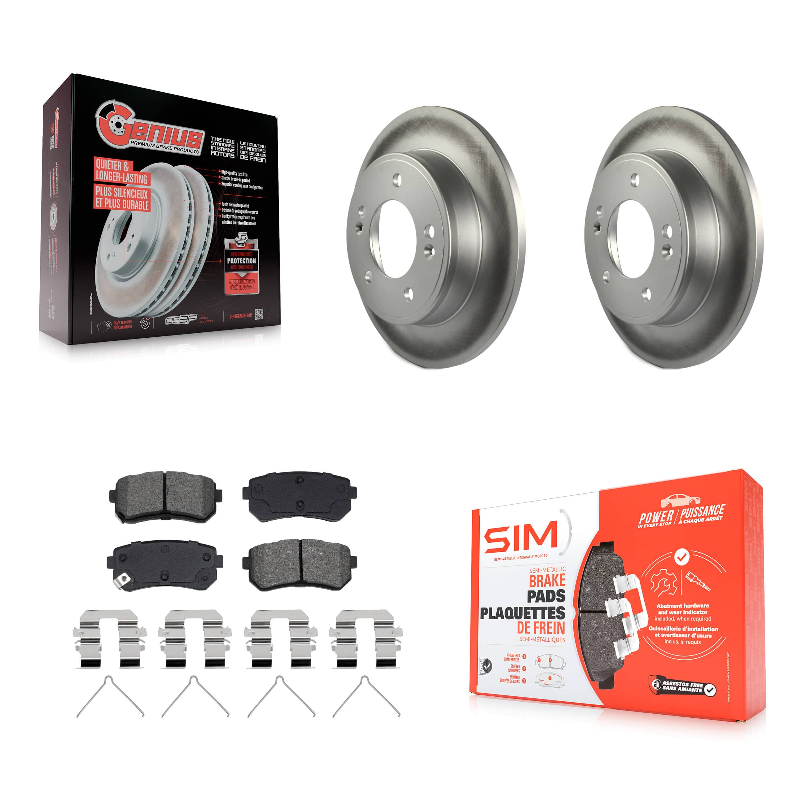 Transit Auto - KGS-102936 - Rear Disc Brake Kits