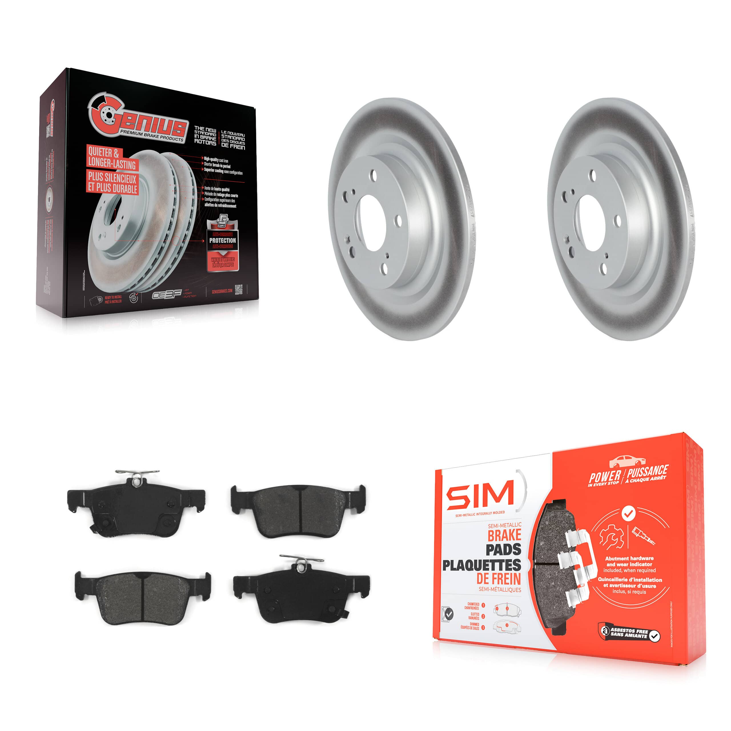 Transit Auto - KGS-103614 - Rear Disc Brake Kits