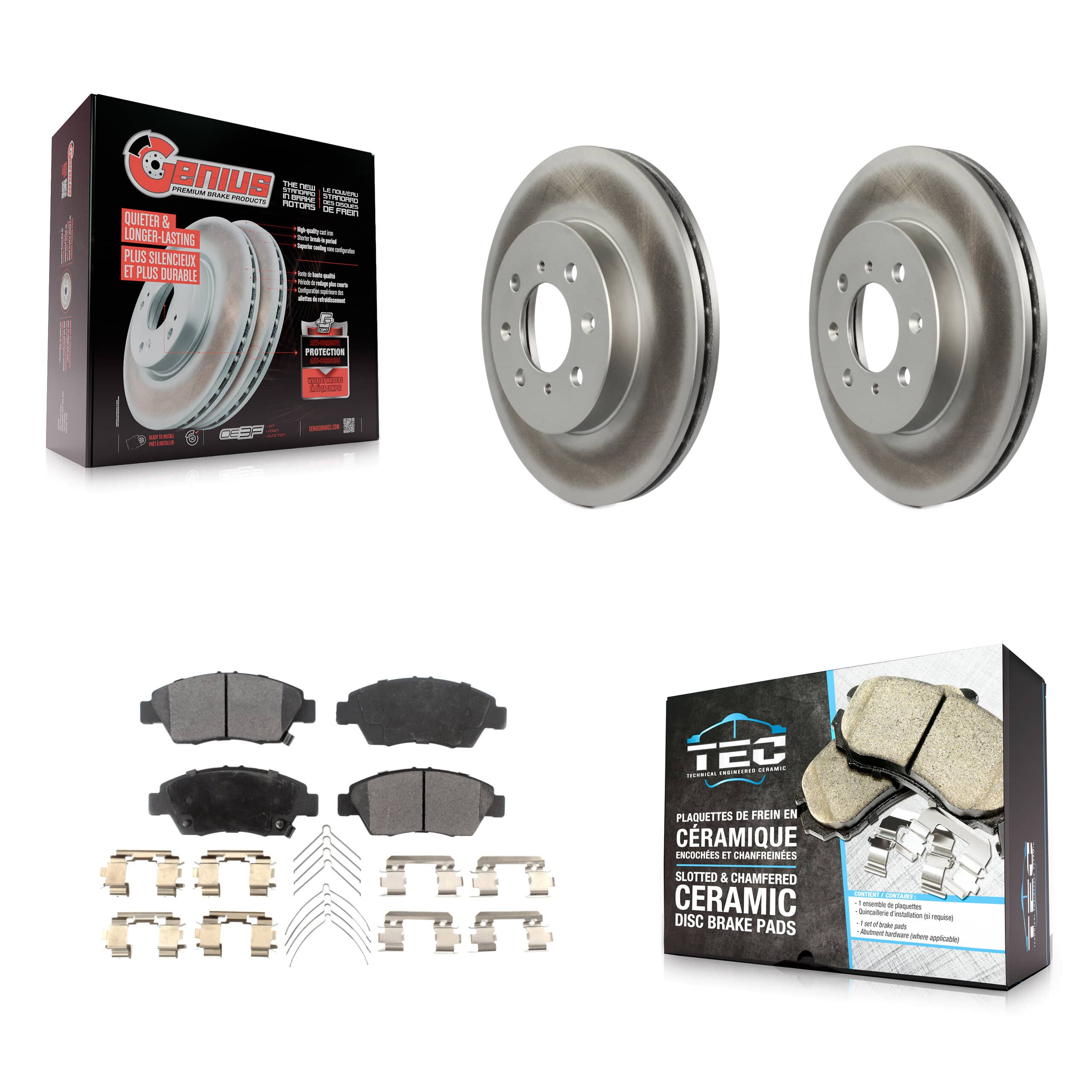 Transit Auto - KGT-100190 - Front Disc Brake Kits