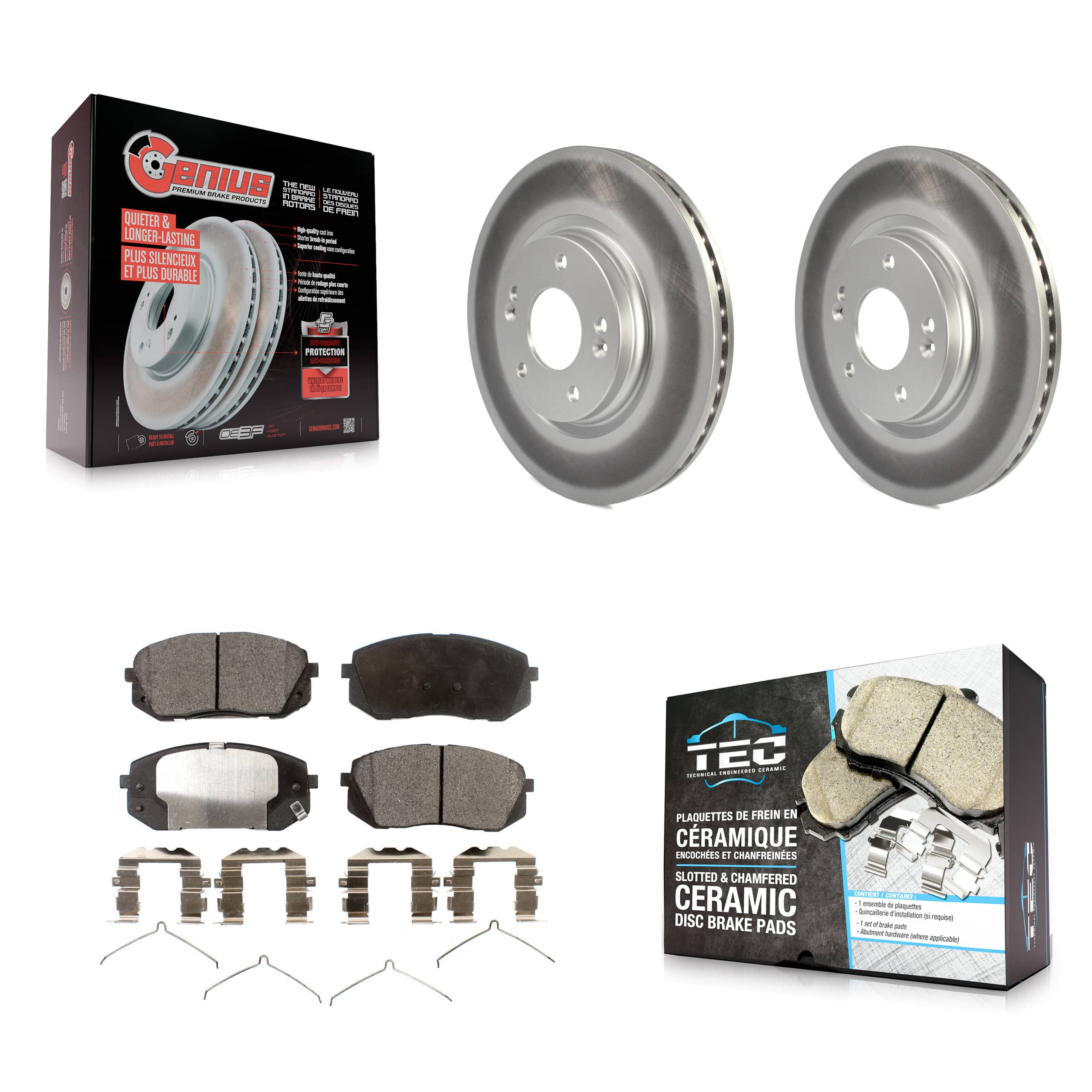 Transit Auto - KGT-100550 - Front Disc Brake Kits