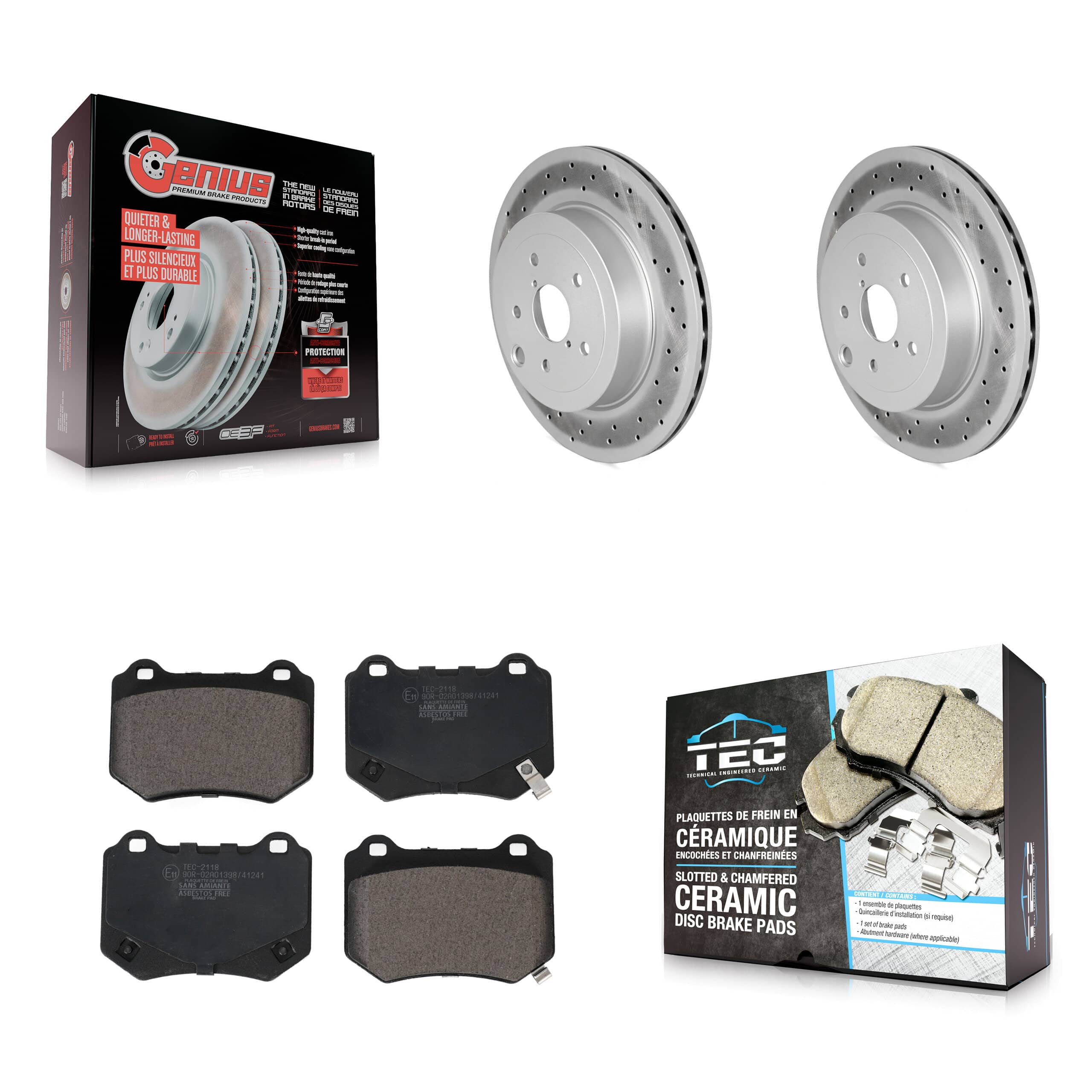 Transit Auto - KGT-103069 - Rear Disc Brake Kits