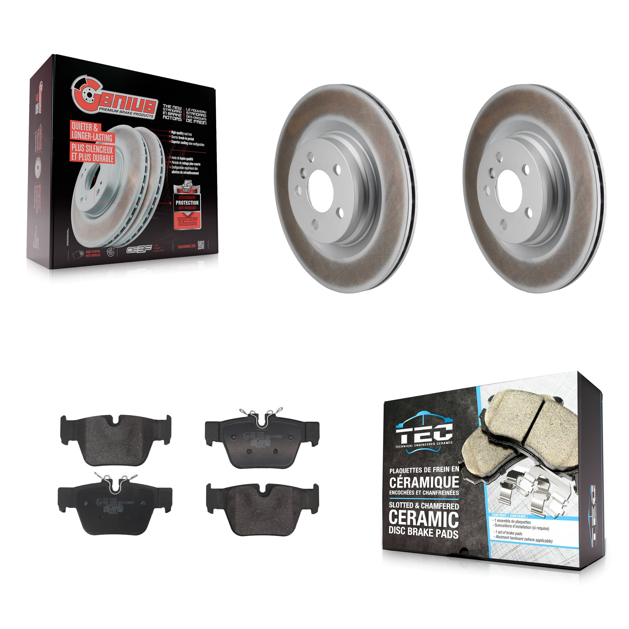 Transit Auto - KGT-103550 - Rear Disc Brake Kits
