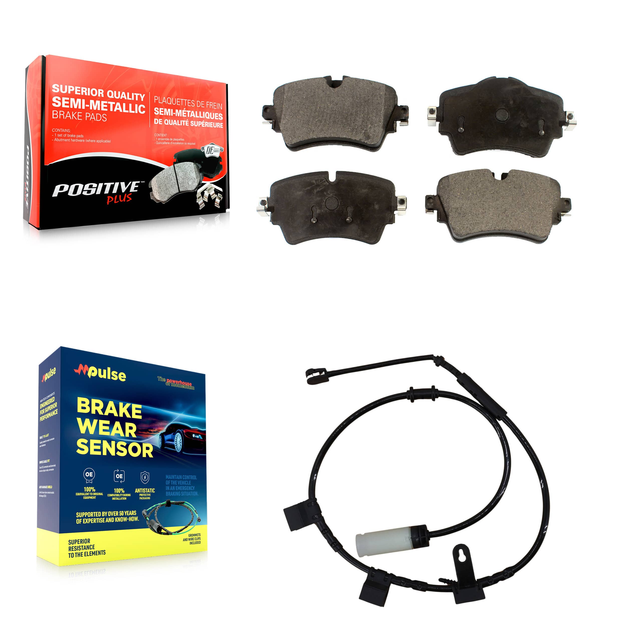 Positive Plus - KPW-100574 - Front Disc Brake Pad Kits