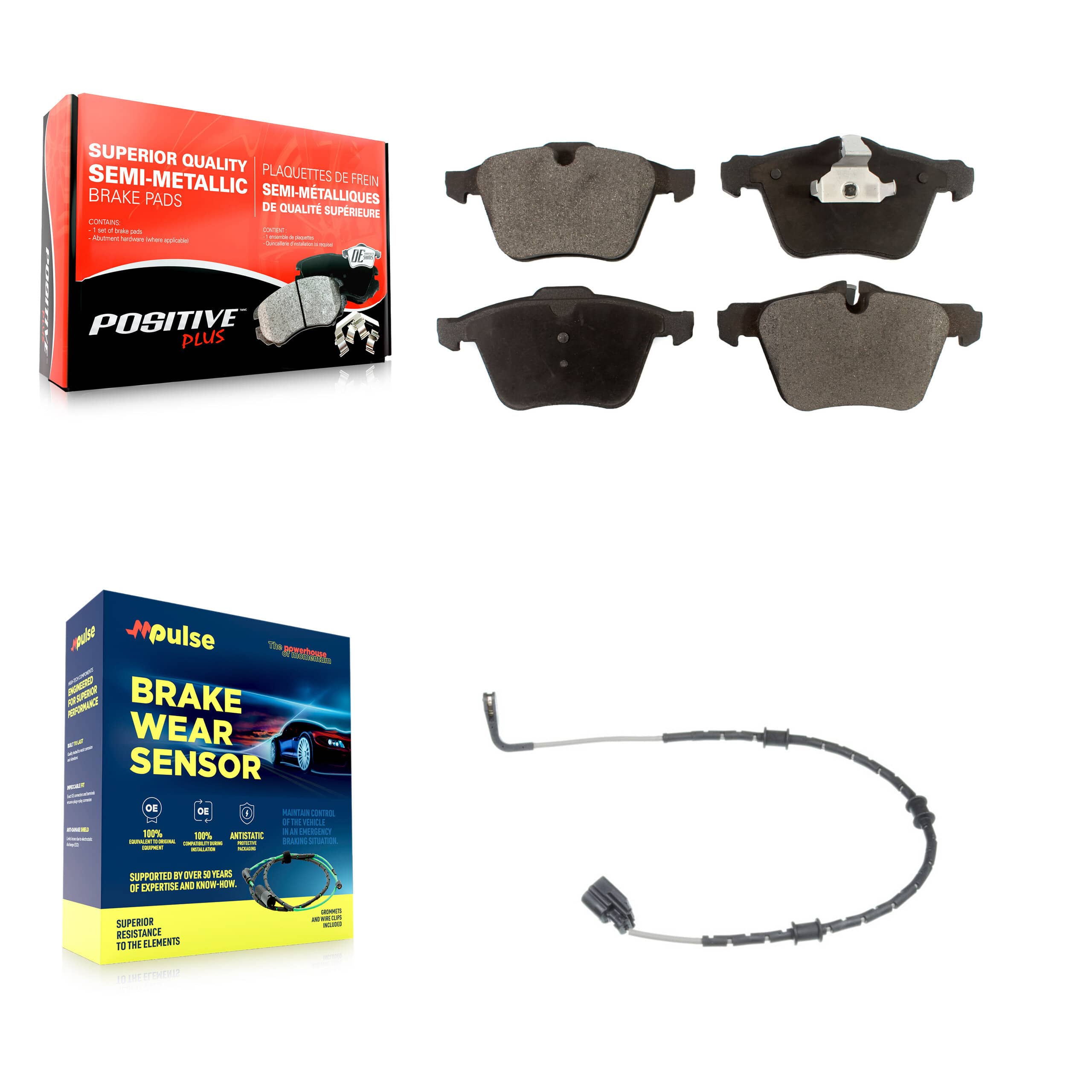Positive Plus - KPW-100586 - Front Disc Brake Pad Kits