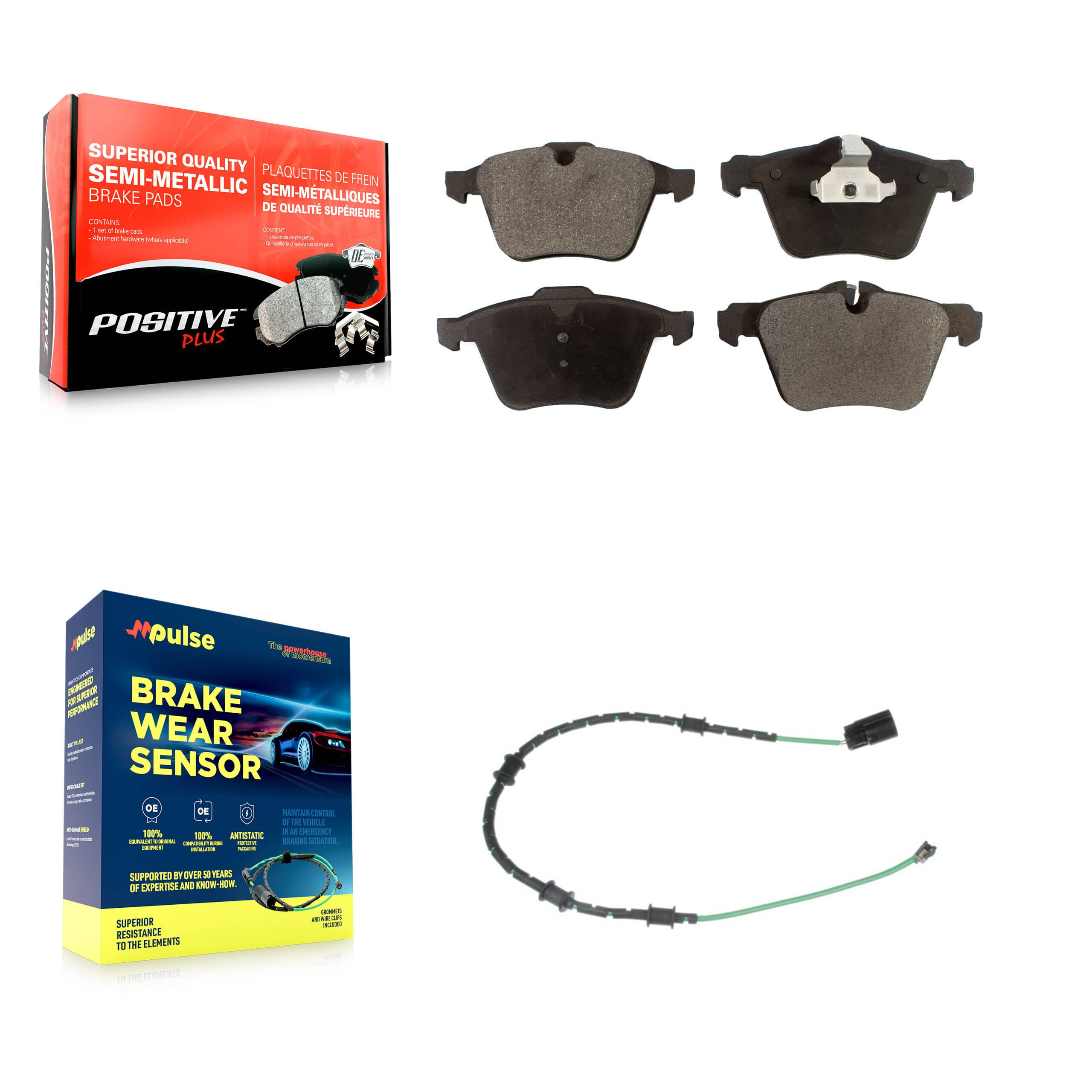 Positive Plus - KPW-100587 - Front Disc Brake Pad Kits