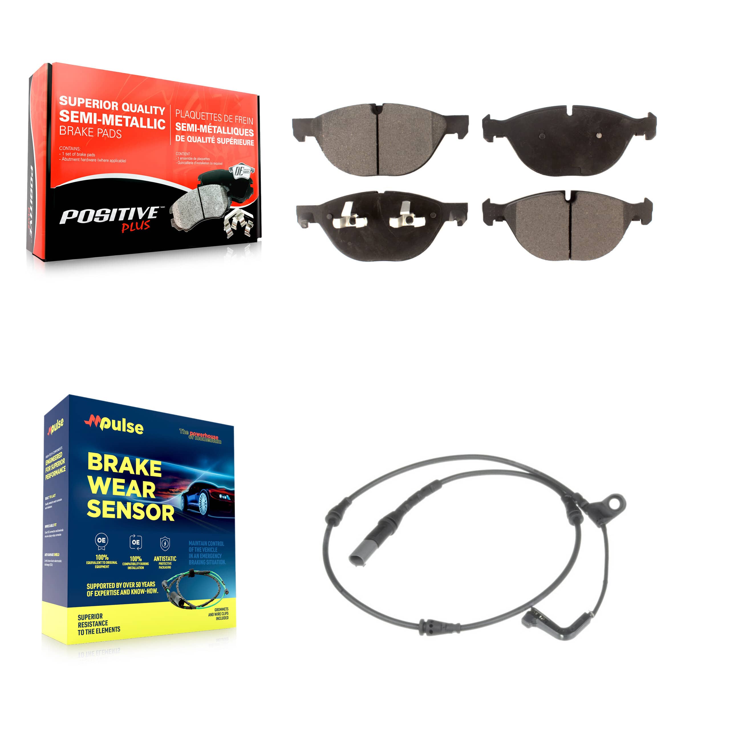 Positive Plus - KPW-100629 - Front Disc Brake Pad Kits