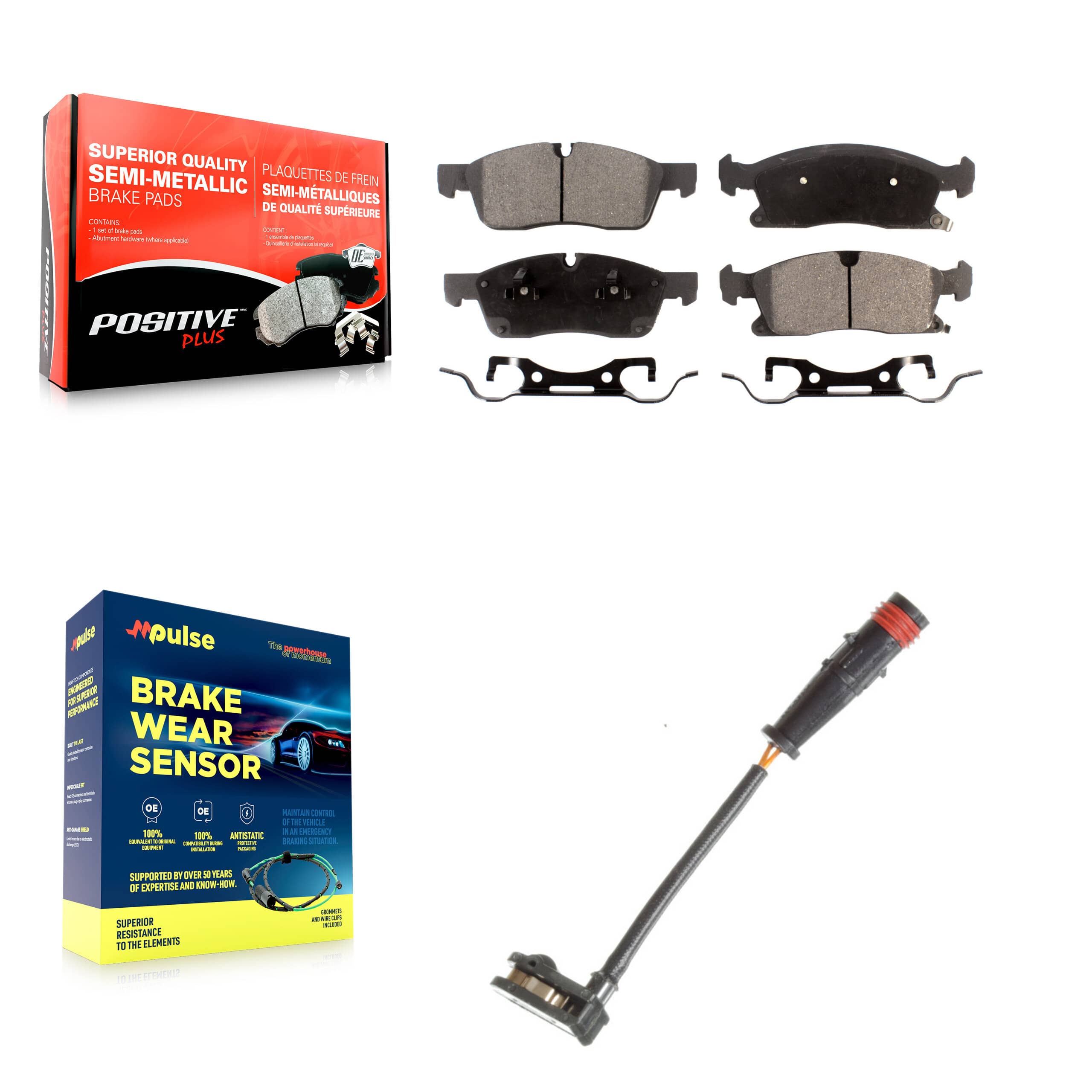 Positive Plus - KPW-100669 - Front Disc Brake Pad Kits