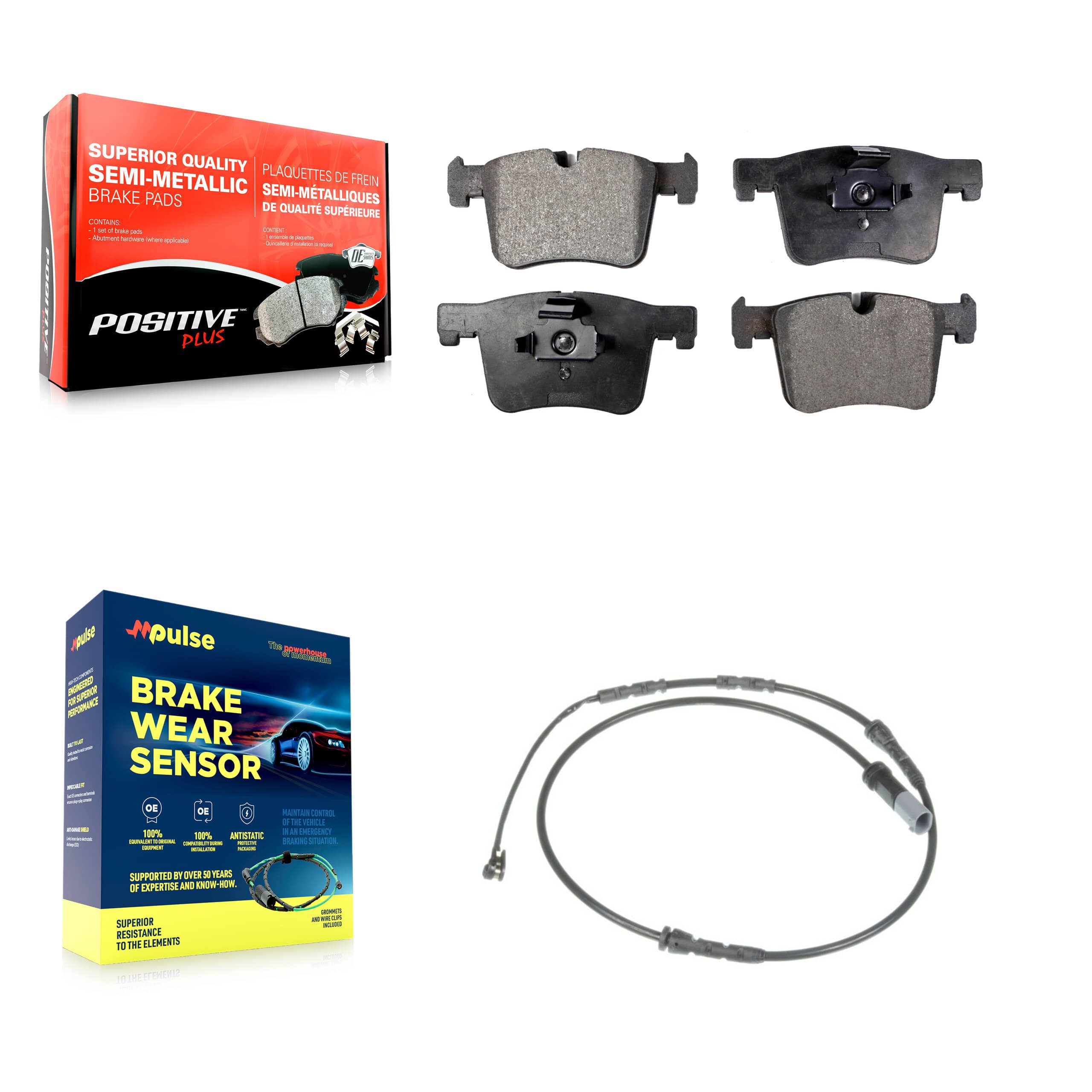 Positive Plus - KPW-100754 - Front Disc Brake Pad Kits