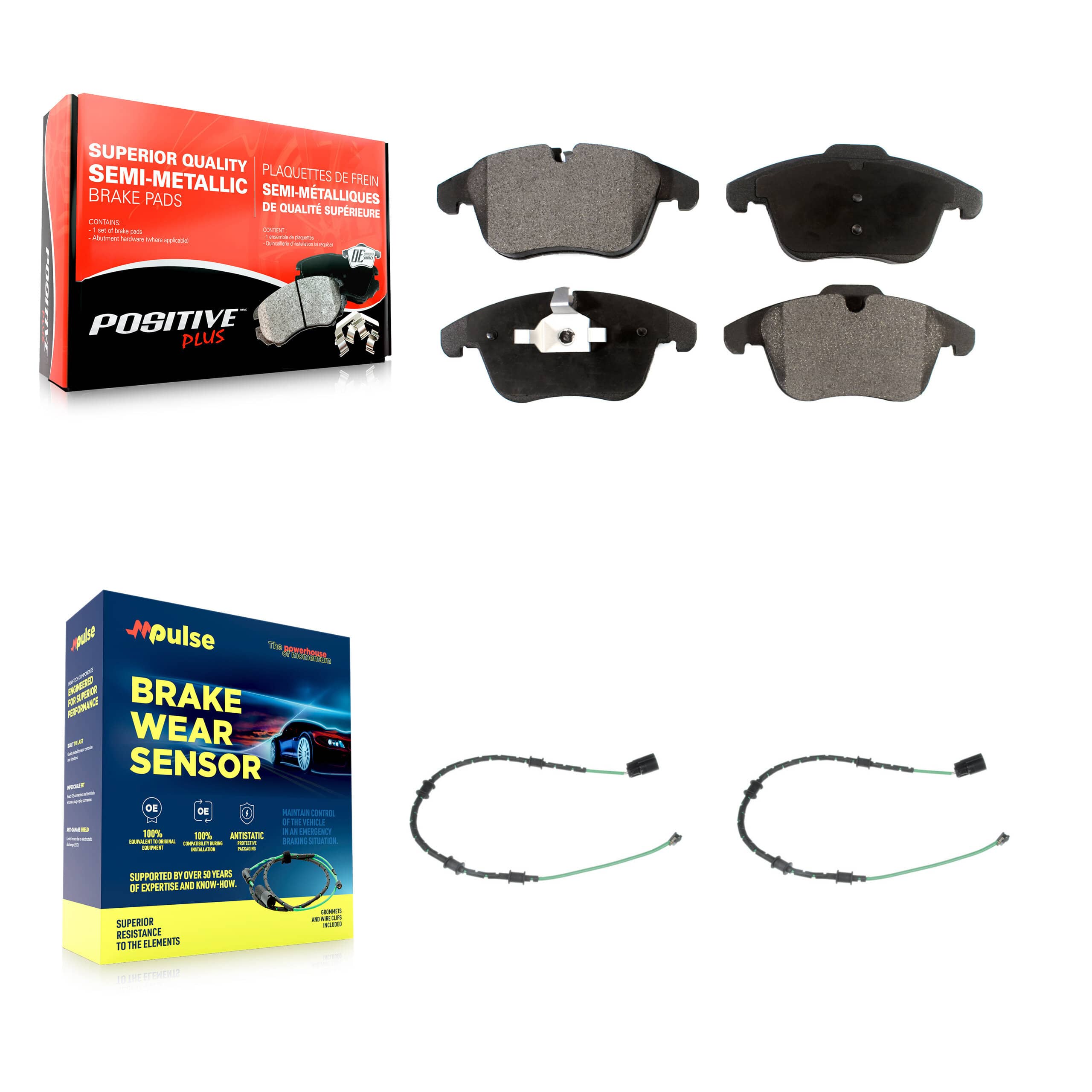Positive Plus - KPW-100785 - Front Disc Brake Pad Kits