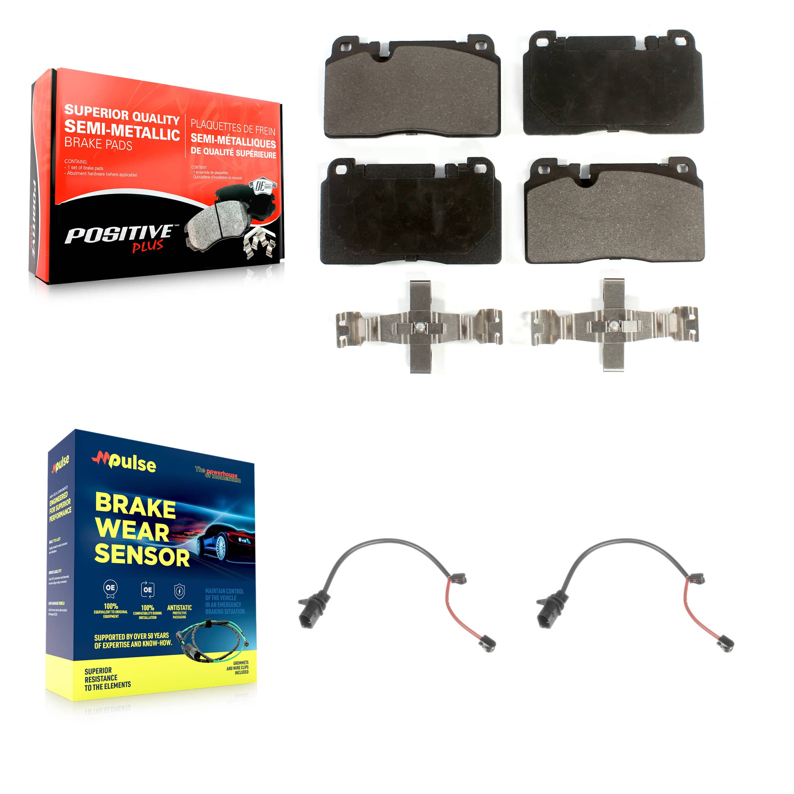 Positive Plus - KPW-100794 - Front Disc Brake Pad Kits