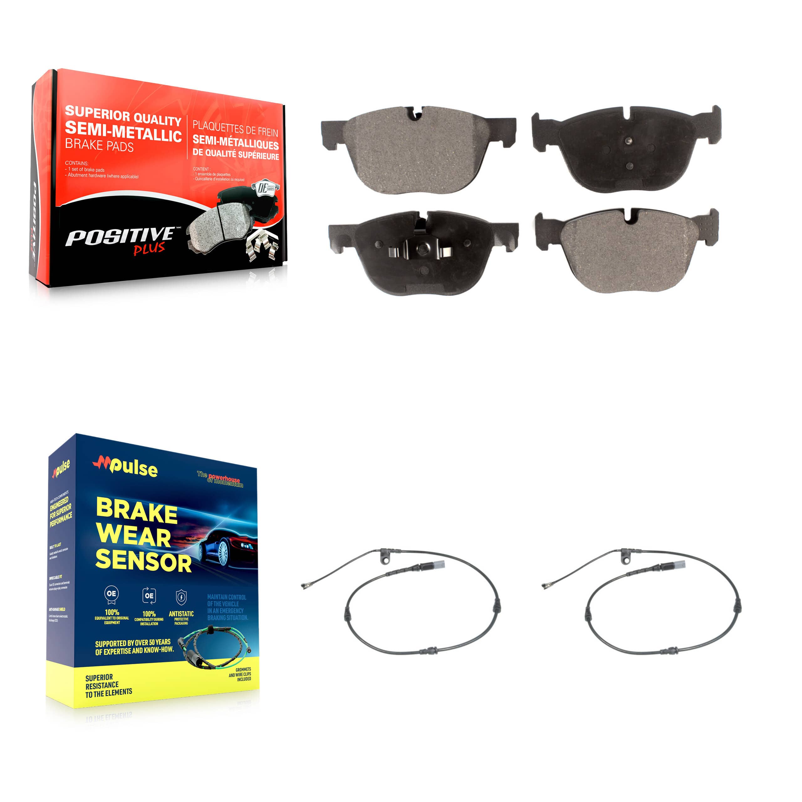 Positive Plus - KPW-100822 - Front Disc Brake Pad Kits
