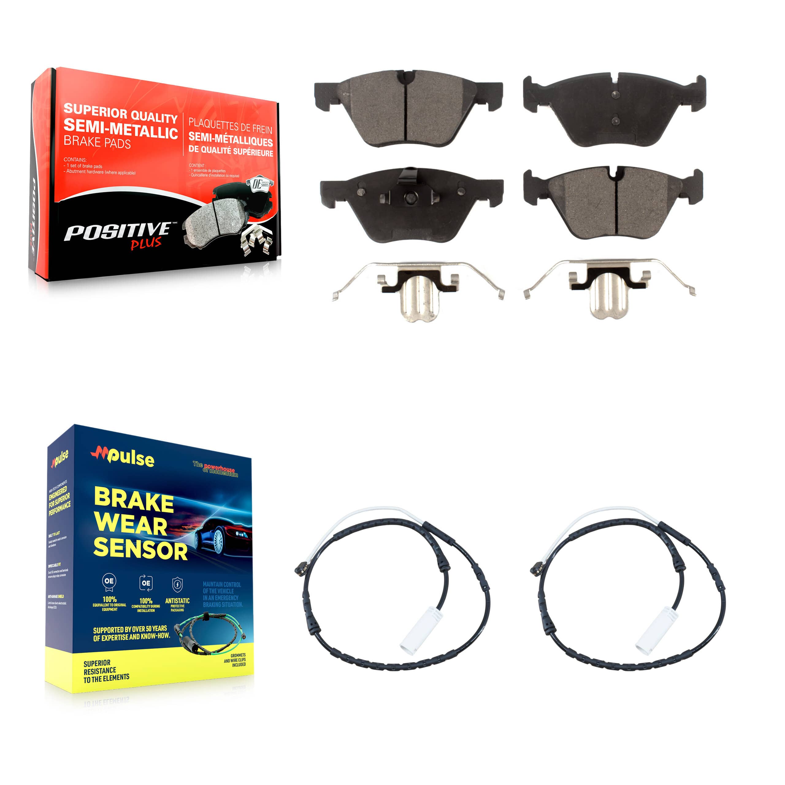 Positive Plus - KPW-100827 - Front Disc Brake Pad Kits