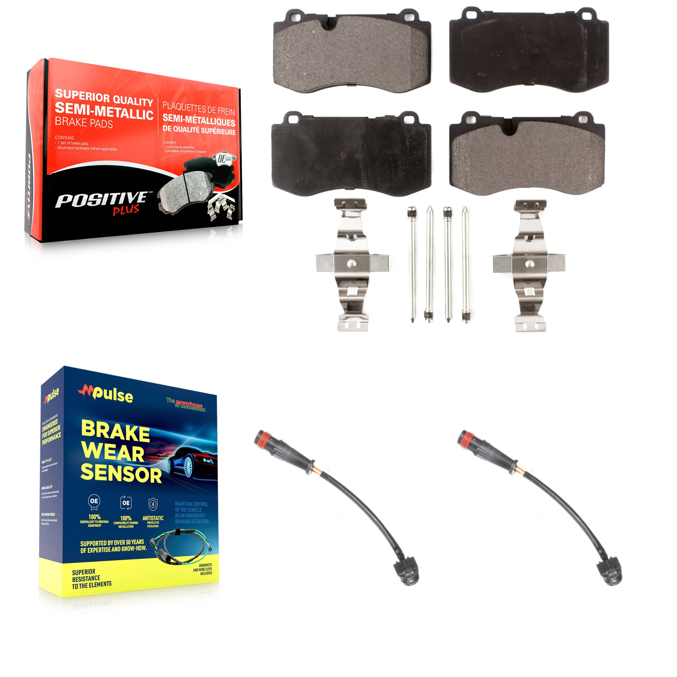Positive Plus - KPW-100834 - Front Disc Brake Pad Kits