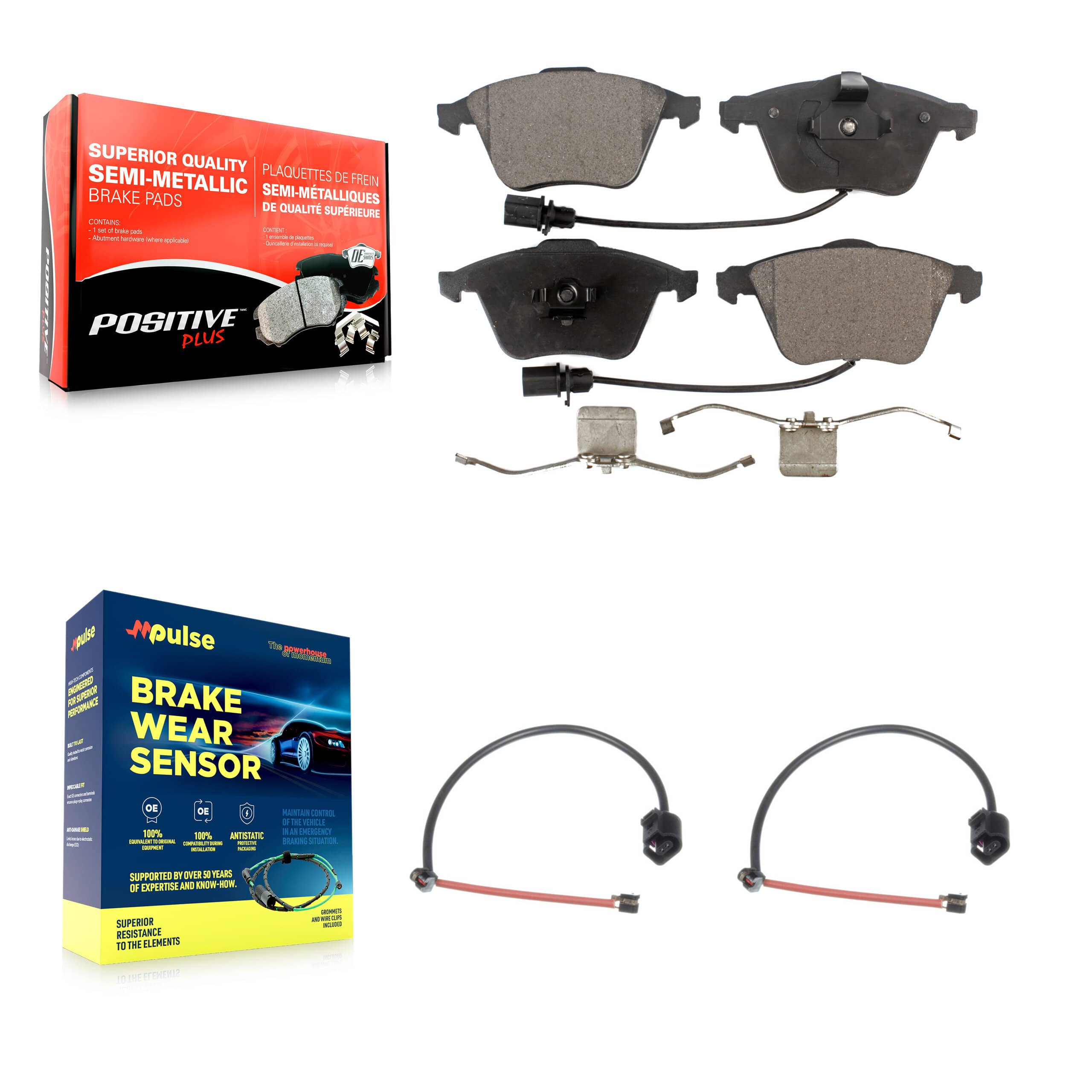 Positive Plus - KPW-100864 - Front Disc Brake Pad Kits